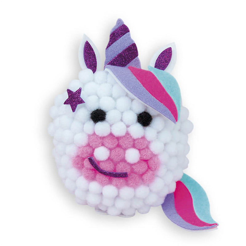 Janod Mini Pompom Unicorn To Make - Multicolour - Baby Moo