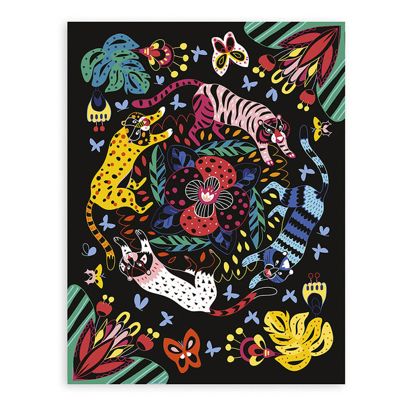 Janod Multiactivities Scratch Art - Multicolour - Baby Moo
