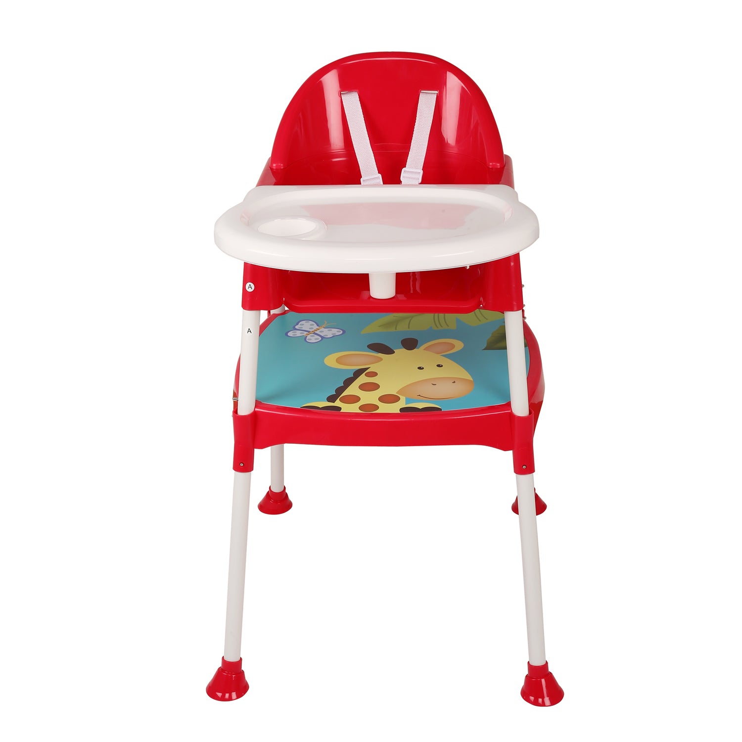 Giraffe Red High Dining Chair - Baby Moo