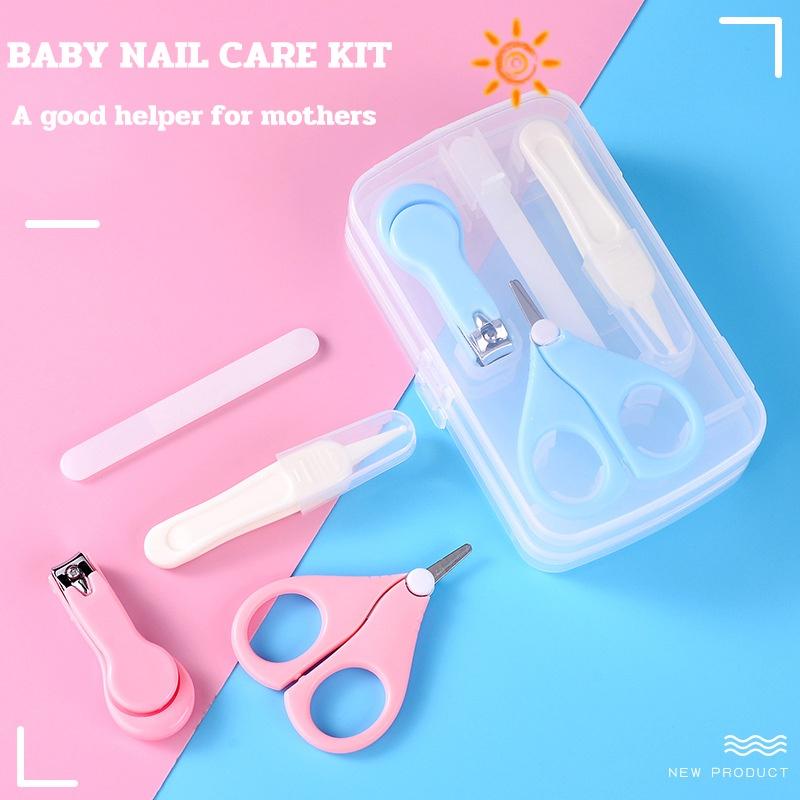 10Pcs/Set Baby Health Care Kit Portable Newborn Infant Nursery Set Kids Grooming  Kit Baby Nail Clipper Brush Comb Cleaning Sets (Pink) - Walmart.com