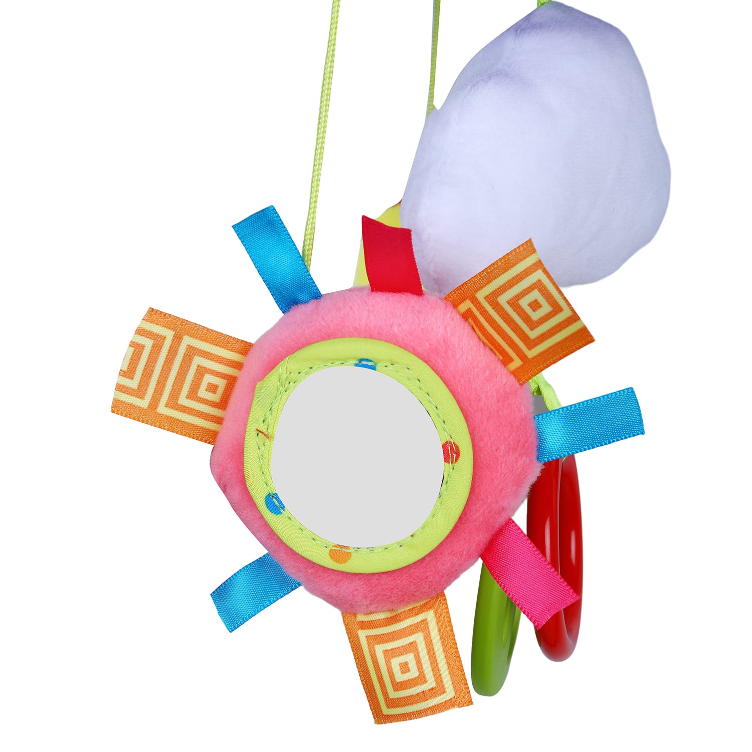 Bird In The Sky Bed Hanging Rattle Toy Rotating Cot Mobile - Blue - Baby Moo