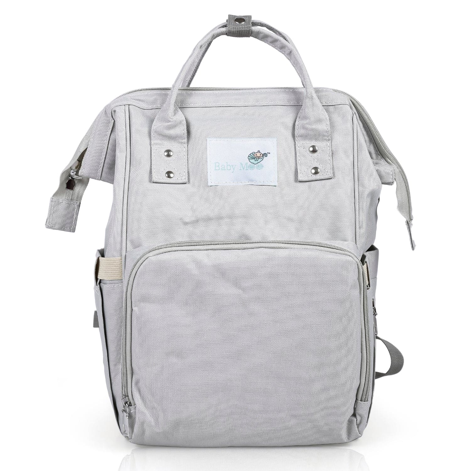 Diaper Bag 
Maternity Backpack Solid Grey - Baby Moo