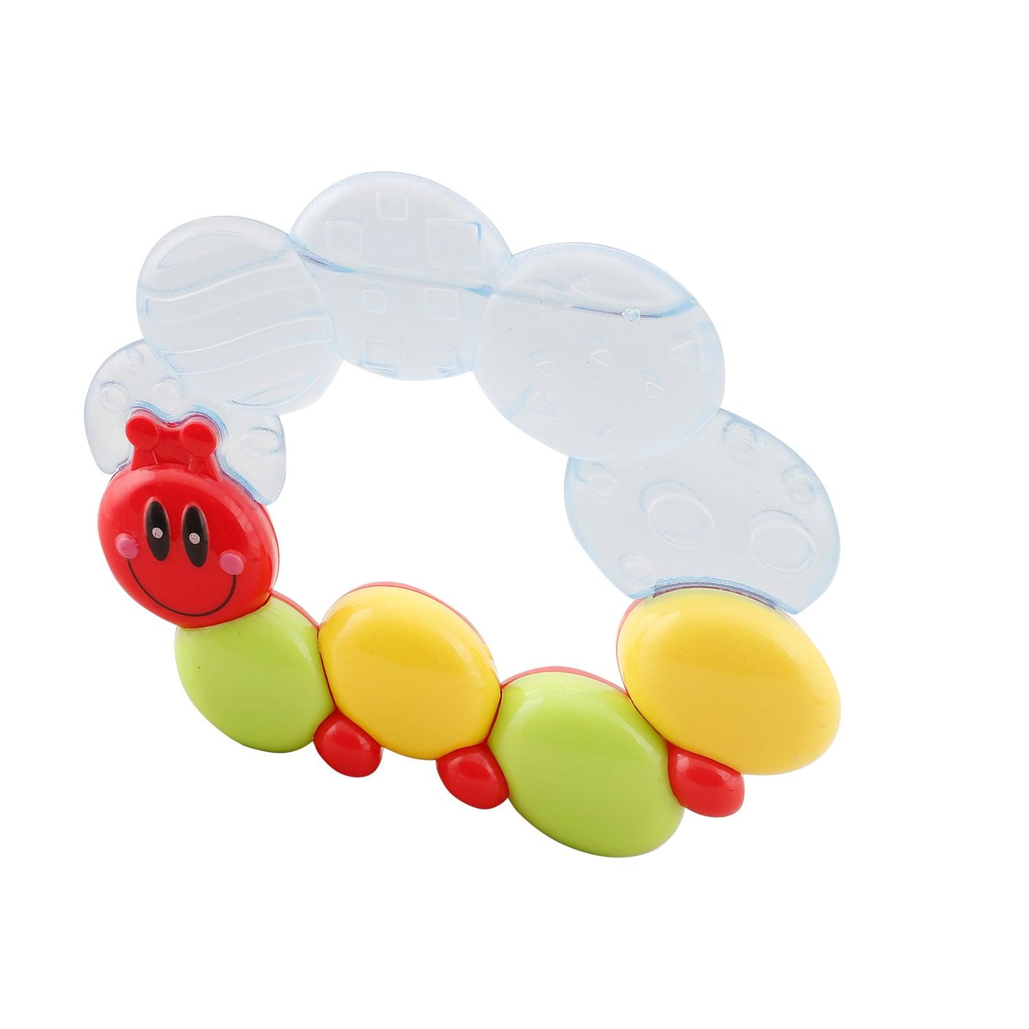 Growing Caterpillar Multicolour Rattle Teether - Baby Moo