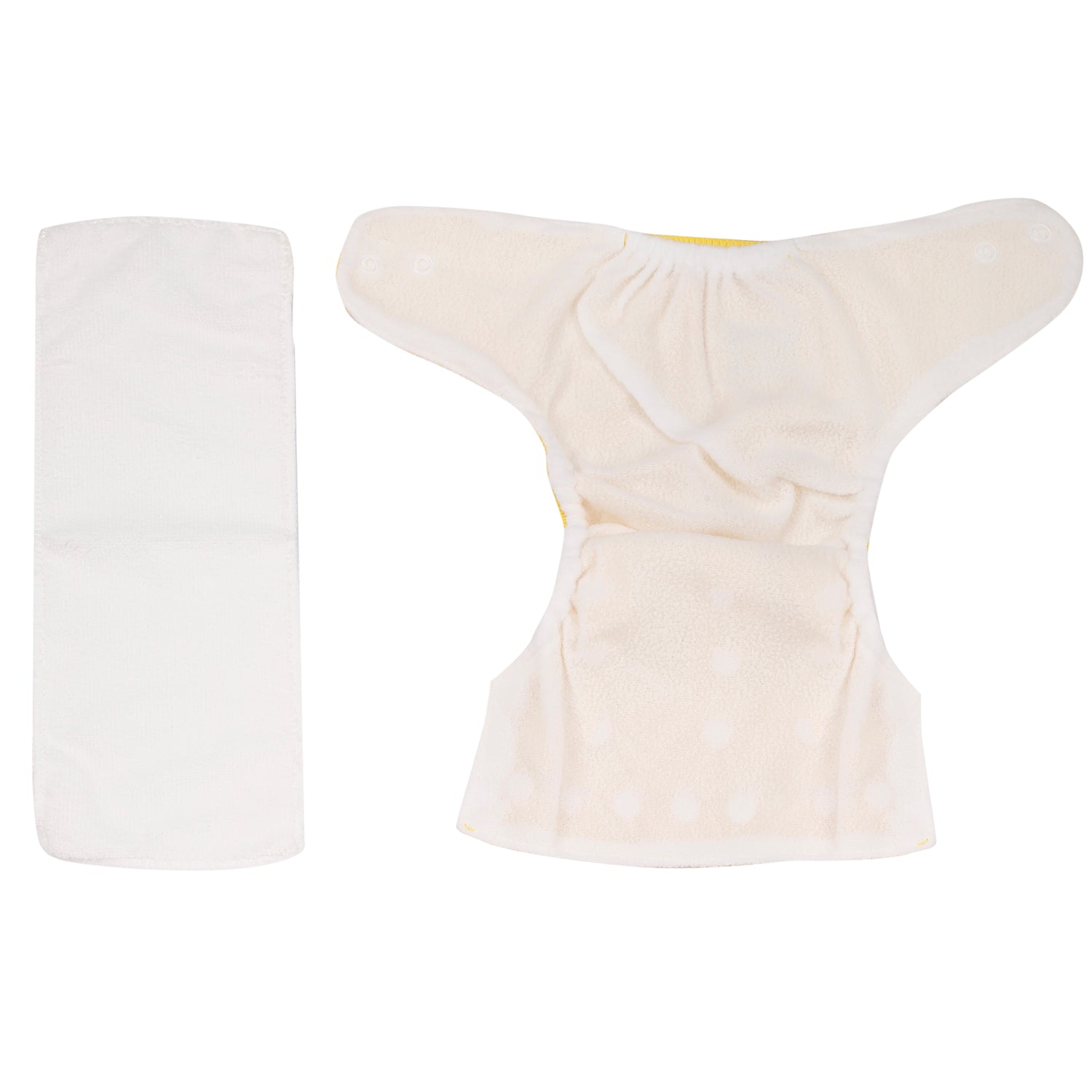 Plain Yellow Reusable Diaper - Baby Moo