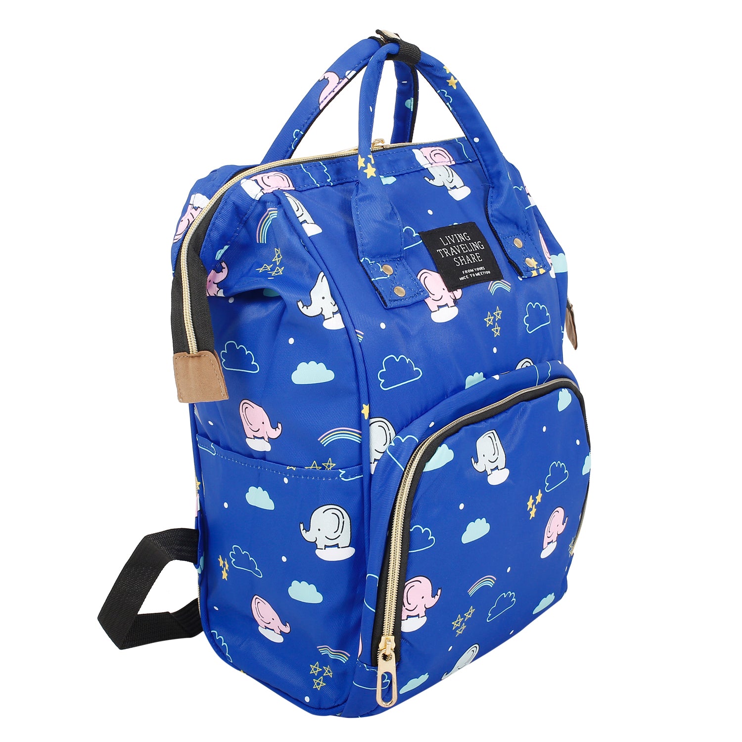 Starry Night Royal Blue Diaper Bag - Baby Moo