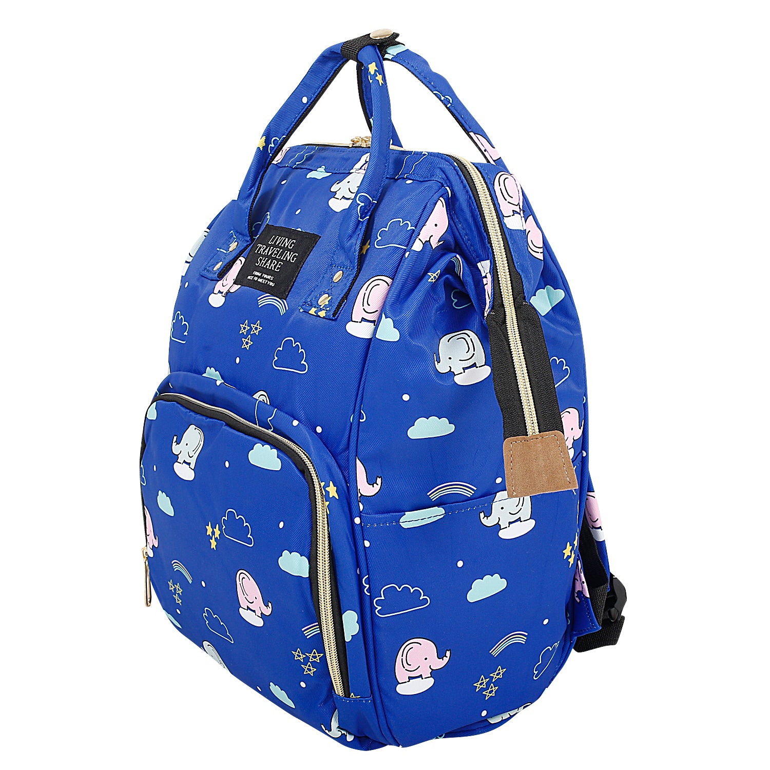 Starry Night Royal Blue Diaper Bag - Baby Moo