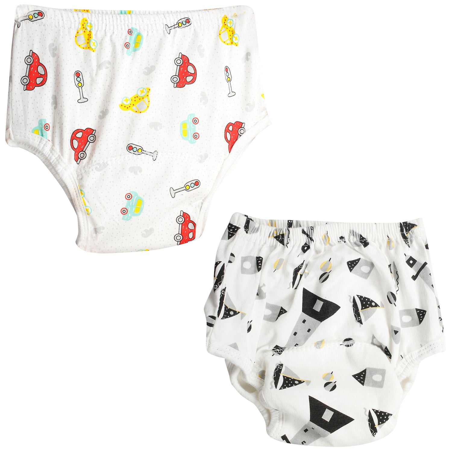 Adjustable & Washable Cloth Diaper Panty 2 Pk Driving And Sailing Multicolour - Baby Moo
