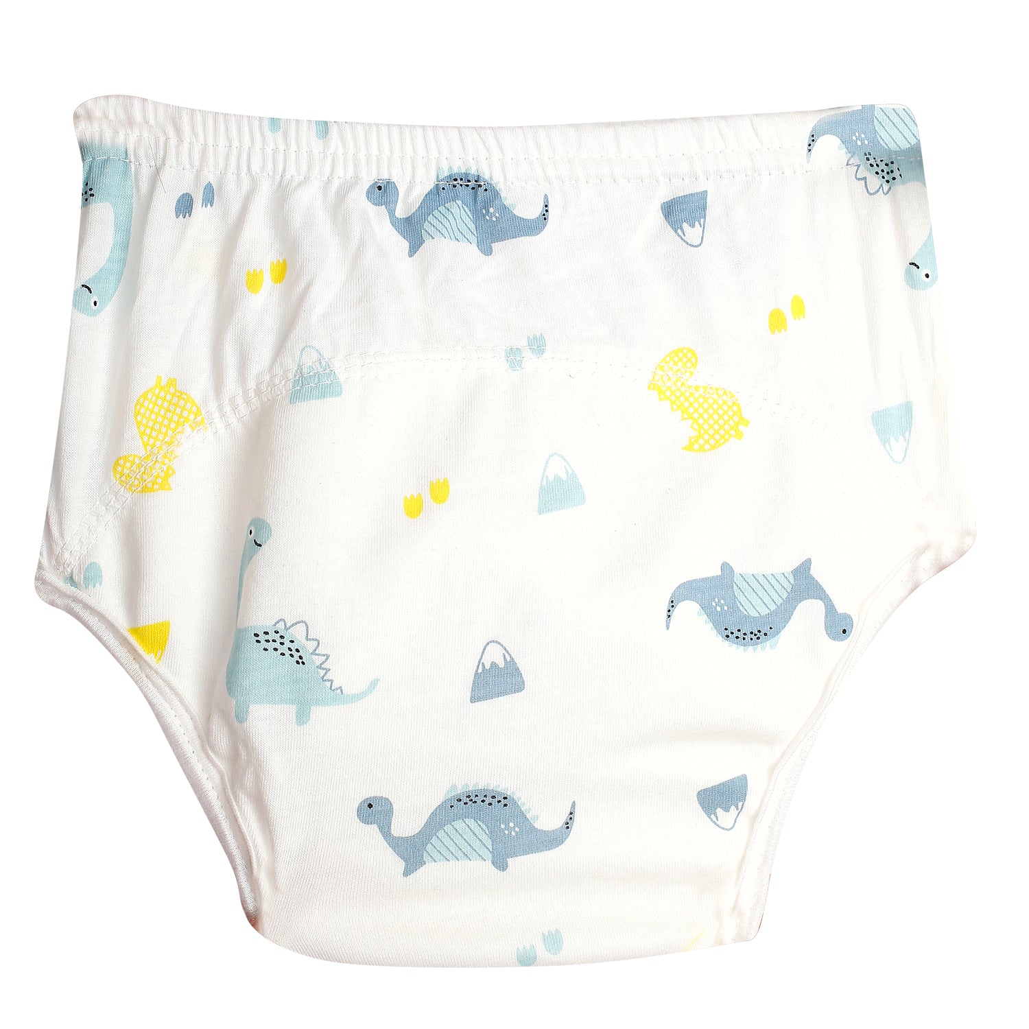 Adjustable & Washable Cloth Diaper Panty 2 Pk Dinosaurs And Fish Multicolour - Baby Moo