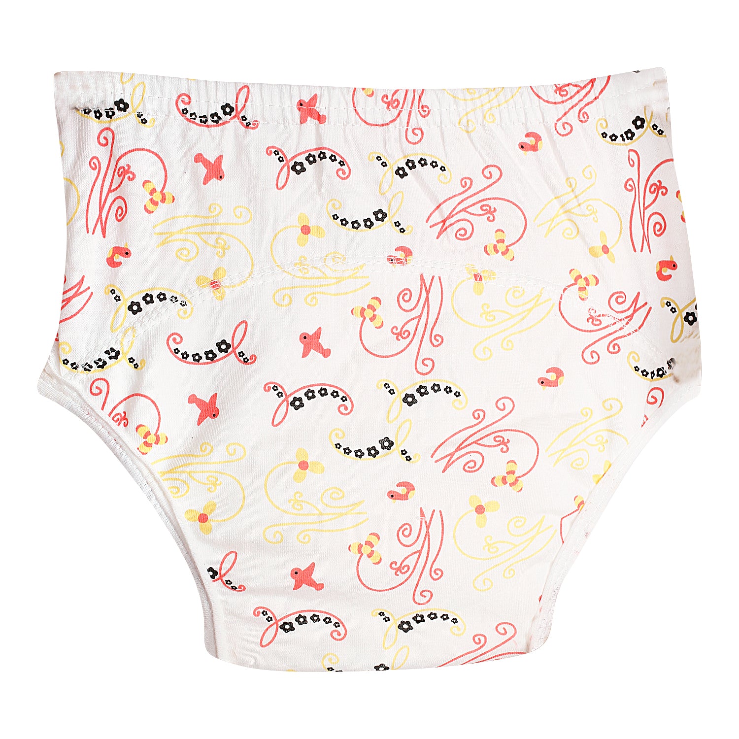 Adjustable & Washable Cloth Diaper Panty 2 Pk Abstract Multicolour - Baby Moo