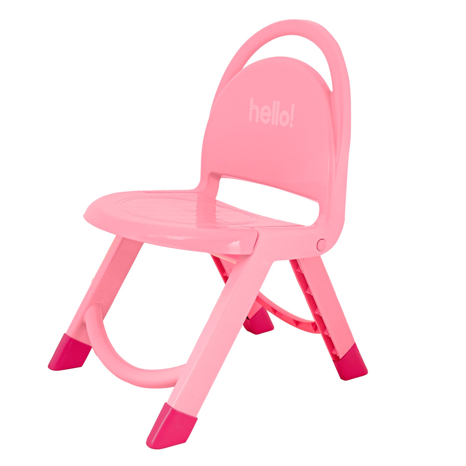 Foldable Multipurpose Pink Chair