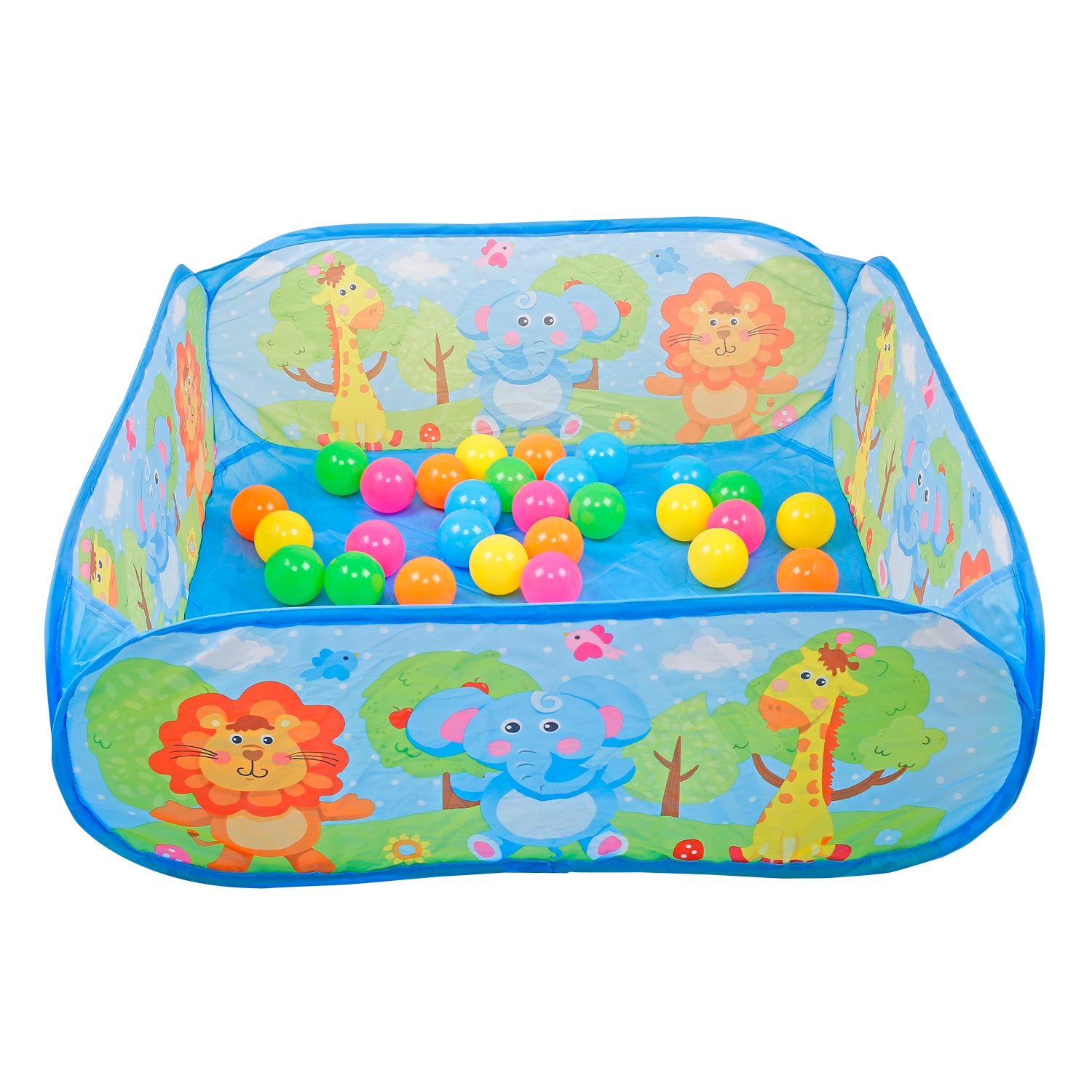 Multicolour Foldable 30 Ball Pit - Baby Moo