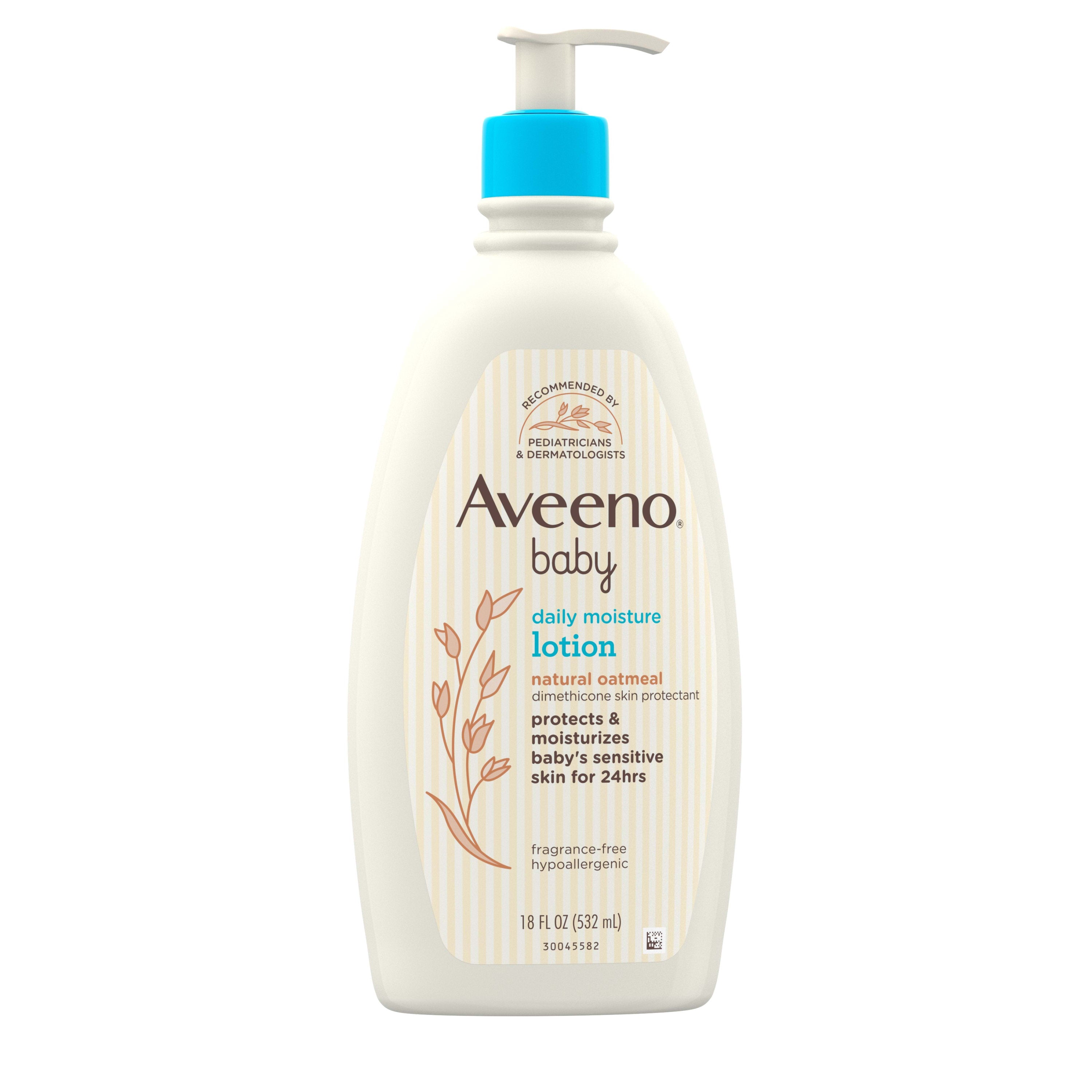 Aveeno Baby Daily Moisture Lotion with Natural Oatmeal 532 ml - Baby Moo