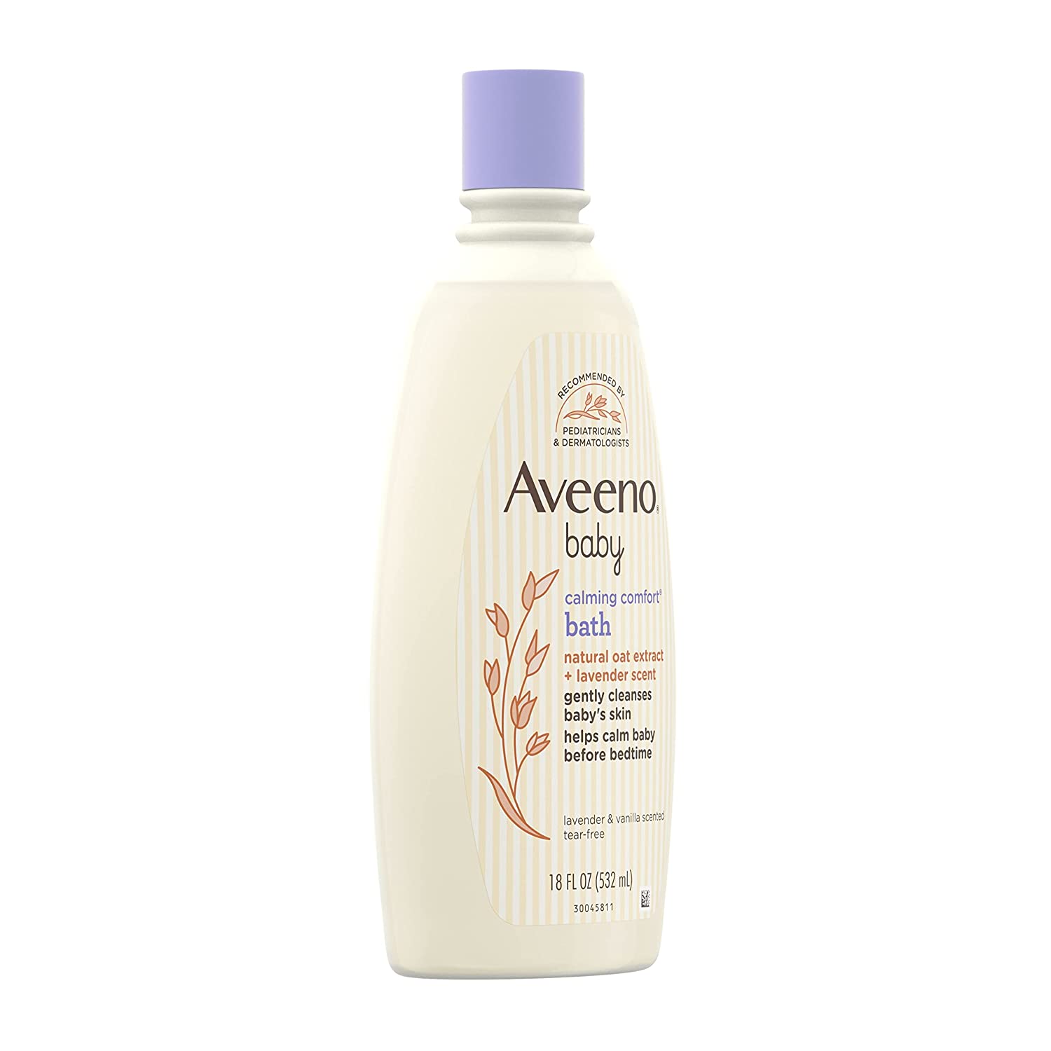 Aveeno Baby Calming Comfort Bath Oat And Lavender Scent 532 ml