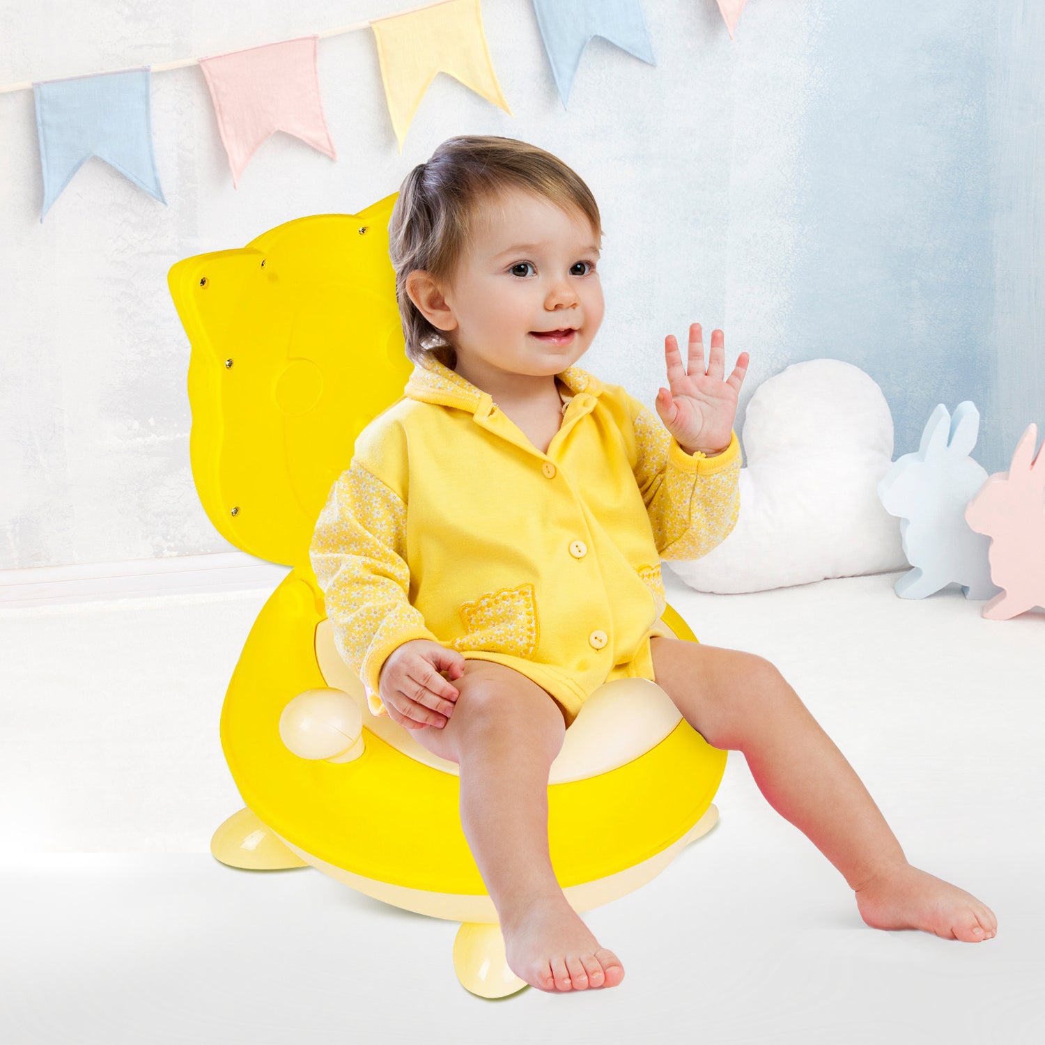 Animal Yellow Detachable Potty Chair - Baby Moo