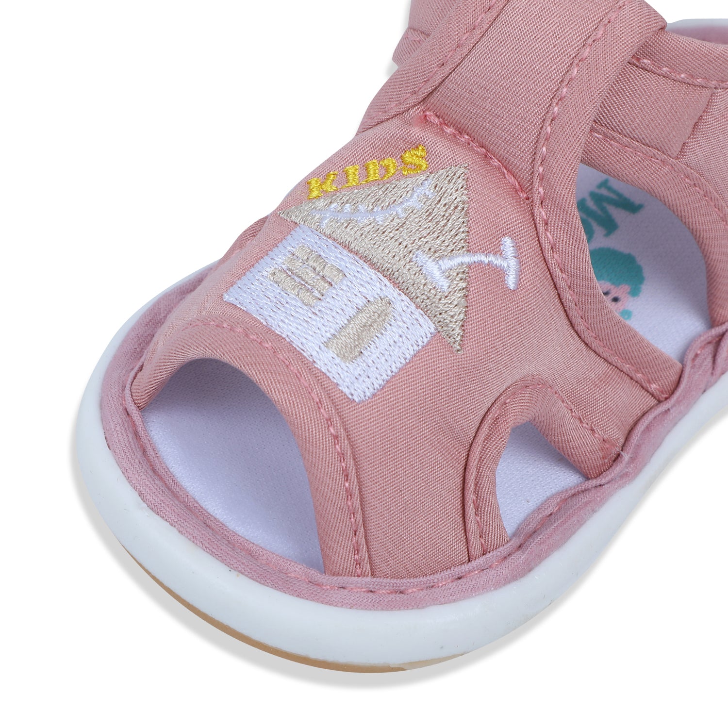 Baby Moo My Pet's House Chu-Chu Sound Breathable Anti-Skid Sandals - Pink