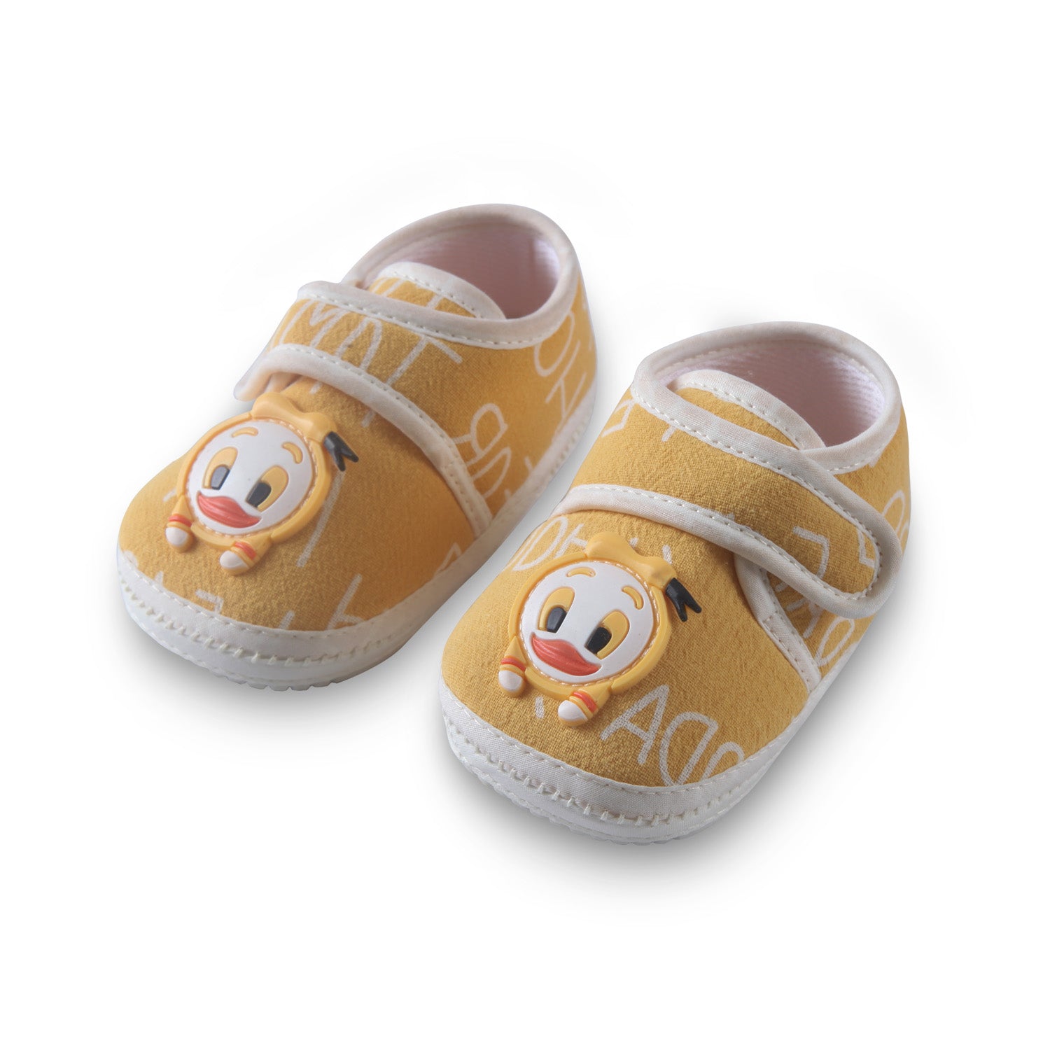 Non-slip Booties with Strap Kids Shoes Duck - Yellow