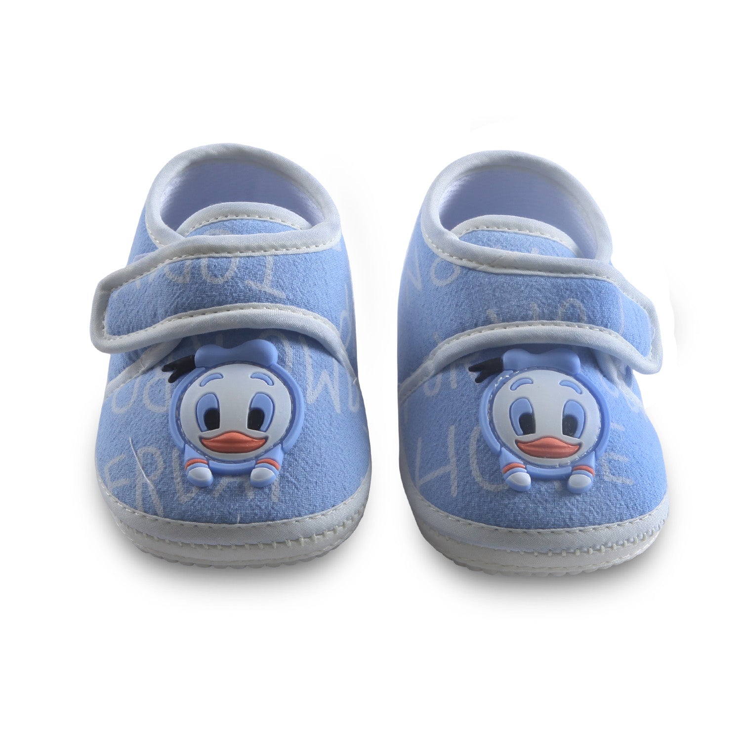 Non-slip Booties with Strap Kids Shoes Duck - Blue