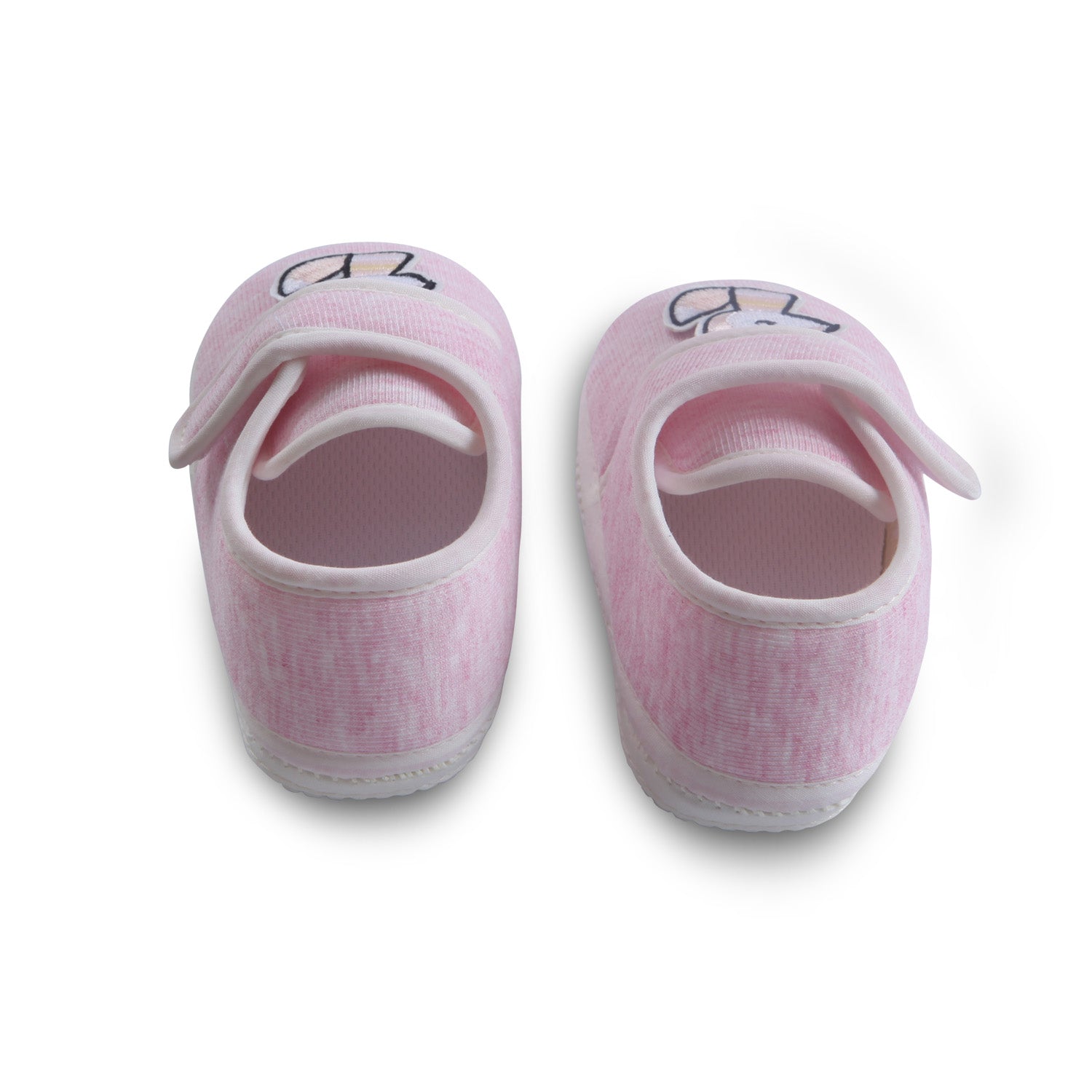 Non-slip Booties with Strap Kids Shoes Fox - Pink - Baby Moo
