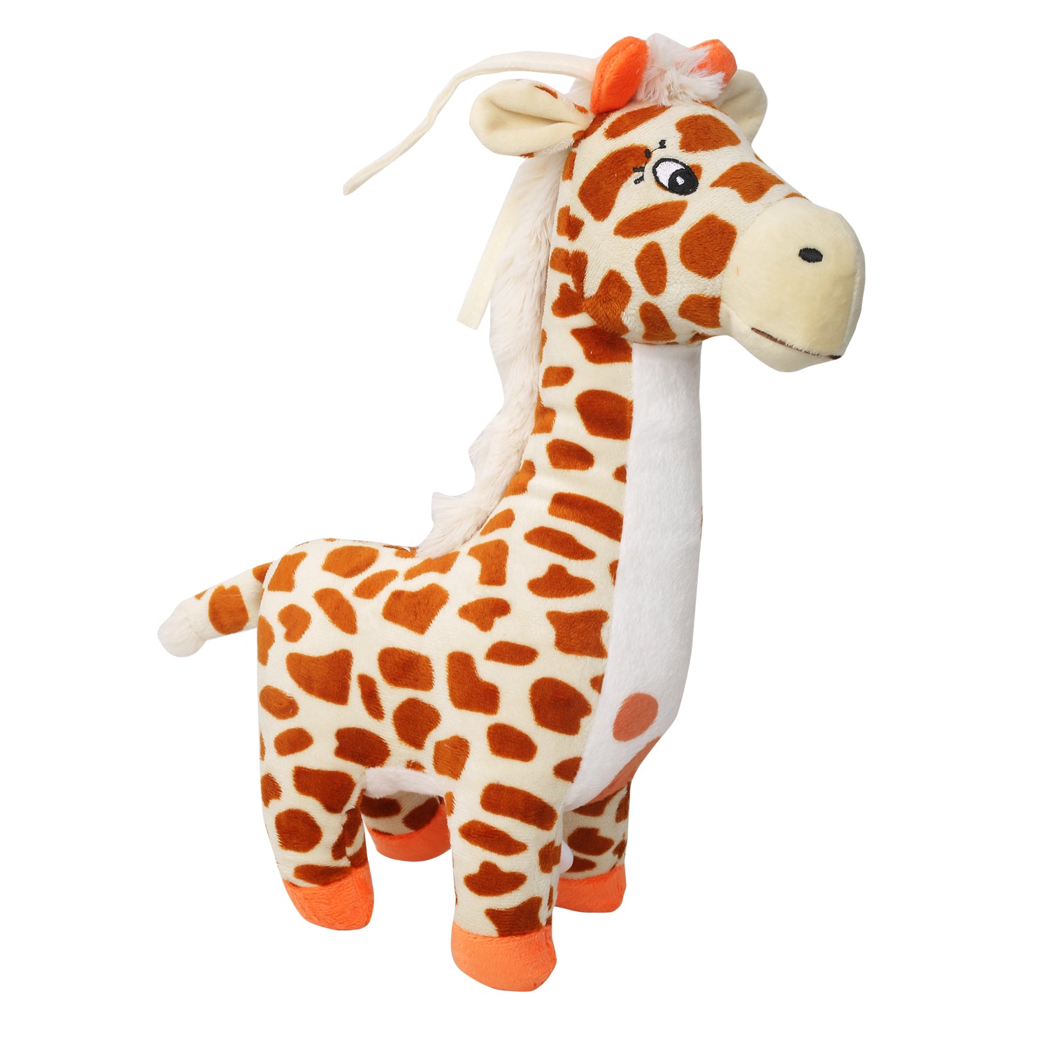 Giraffe Cream And Brown Hanging Pulling Toy - Baby Moo
