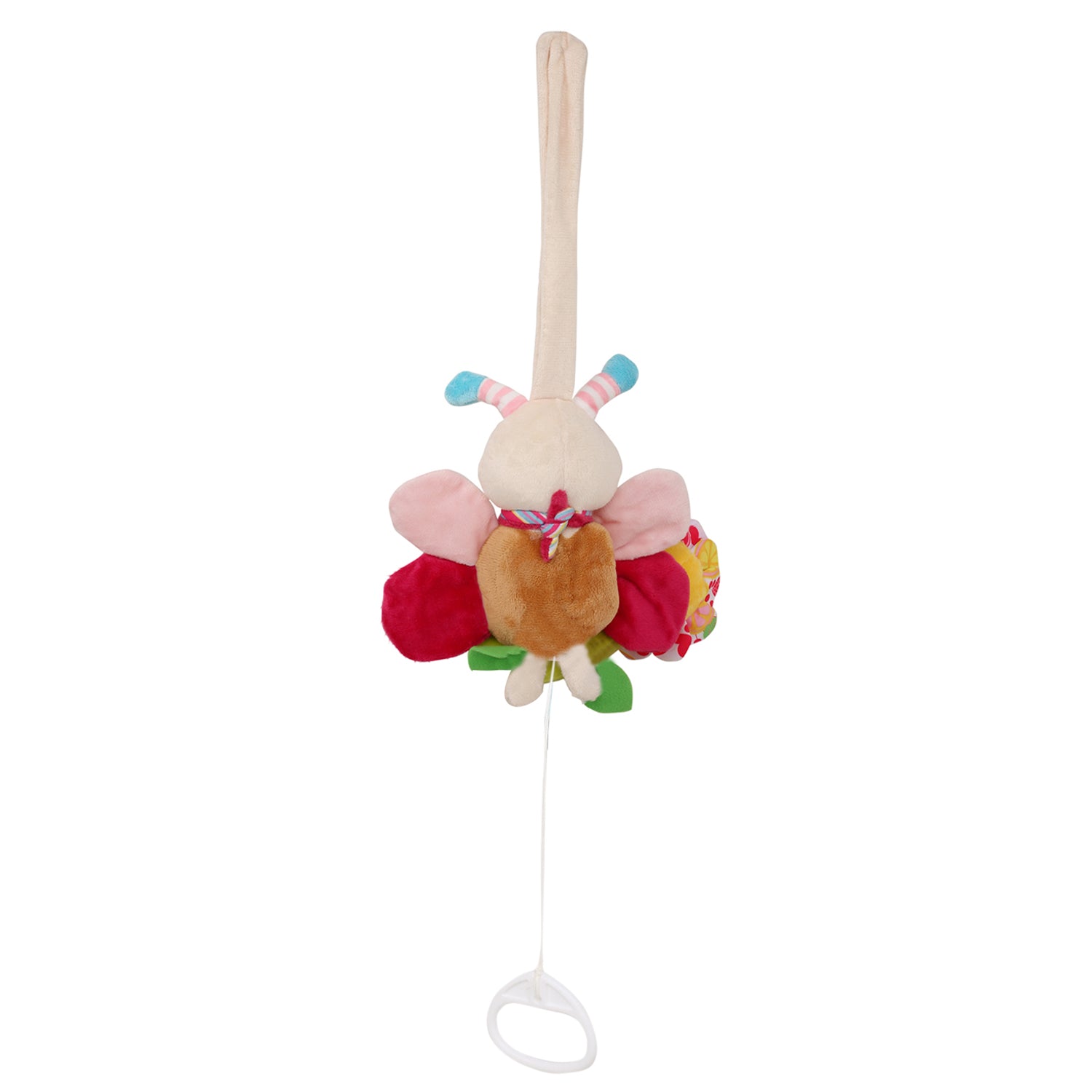 Bee Multicolour Hanging Pulling Toy - Baby Moo