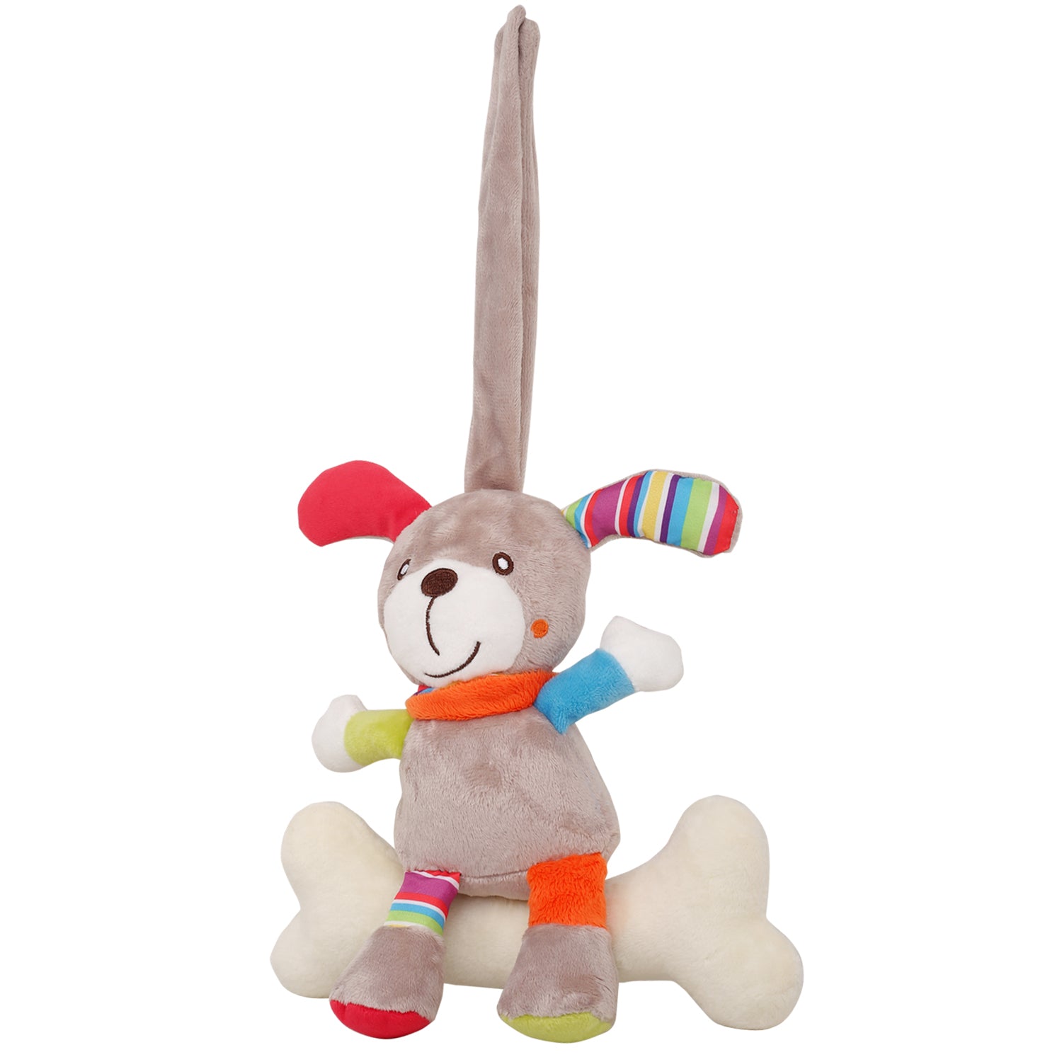Dog Grey Hanging Pulling Toy - Baby Moo