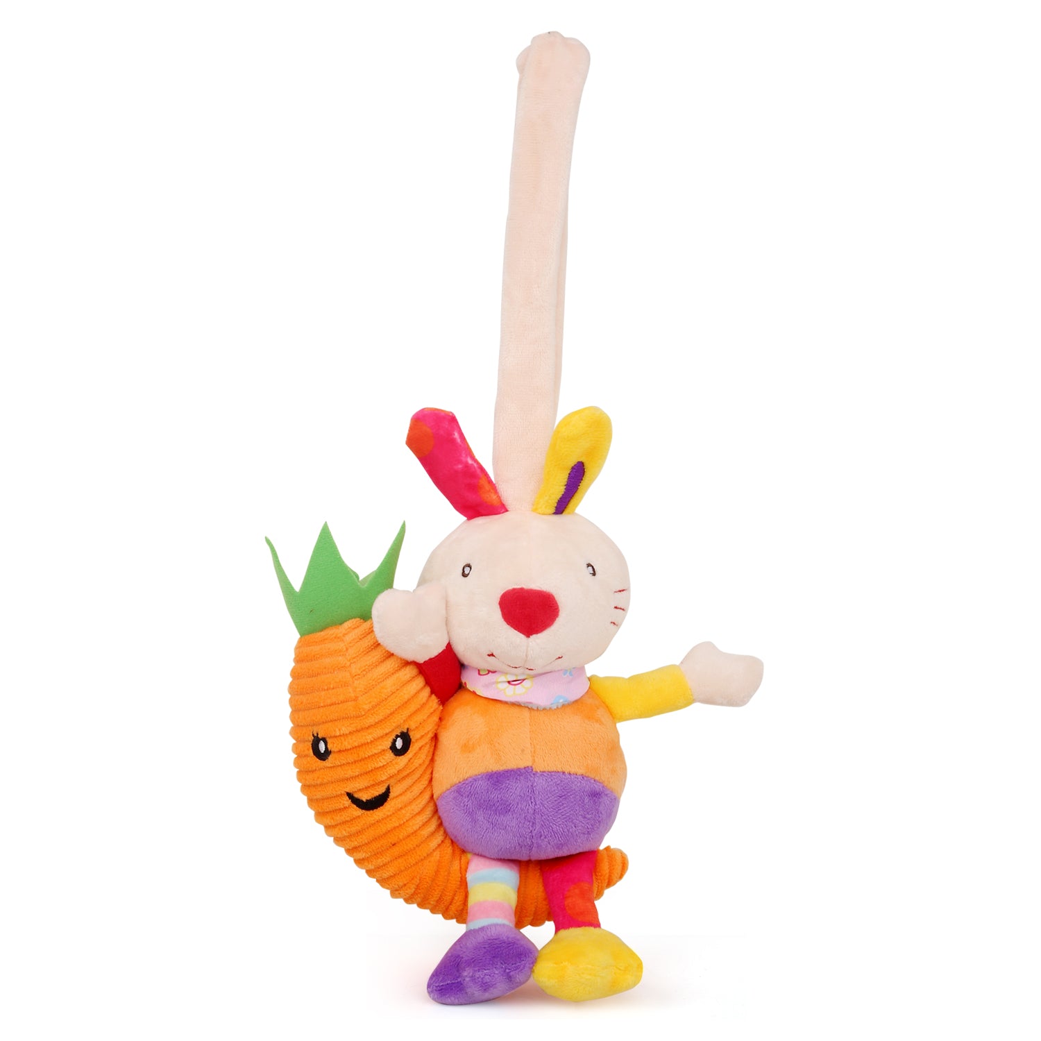 Rabbit Multicolour Hanging Pulling Toy