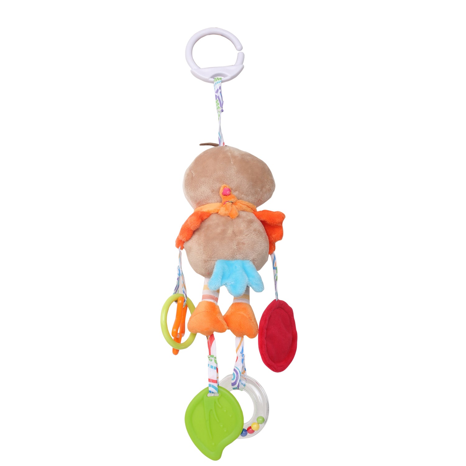Parrot Multicolour Hanging Toy With Teether - Baby Moo