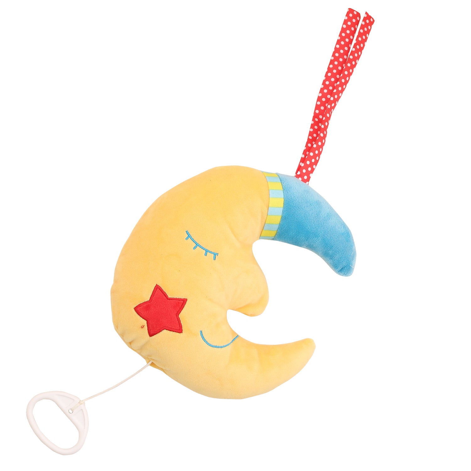 Moon Yellow Hanging Pulling Toy