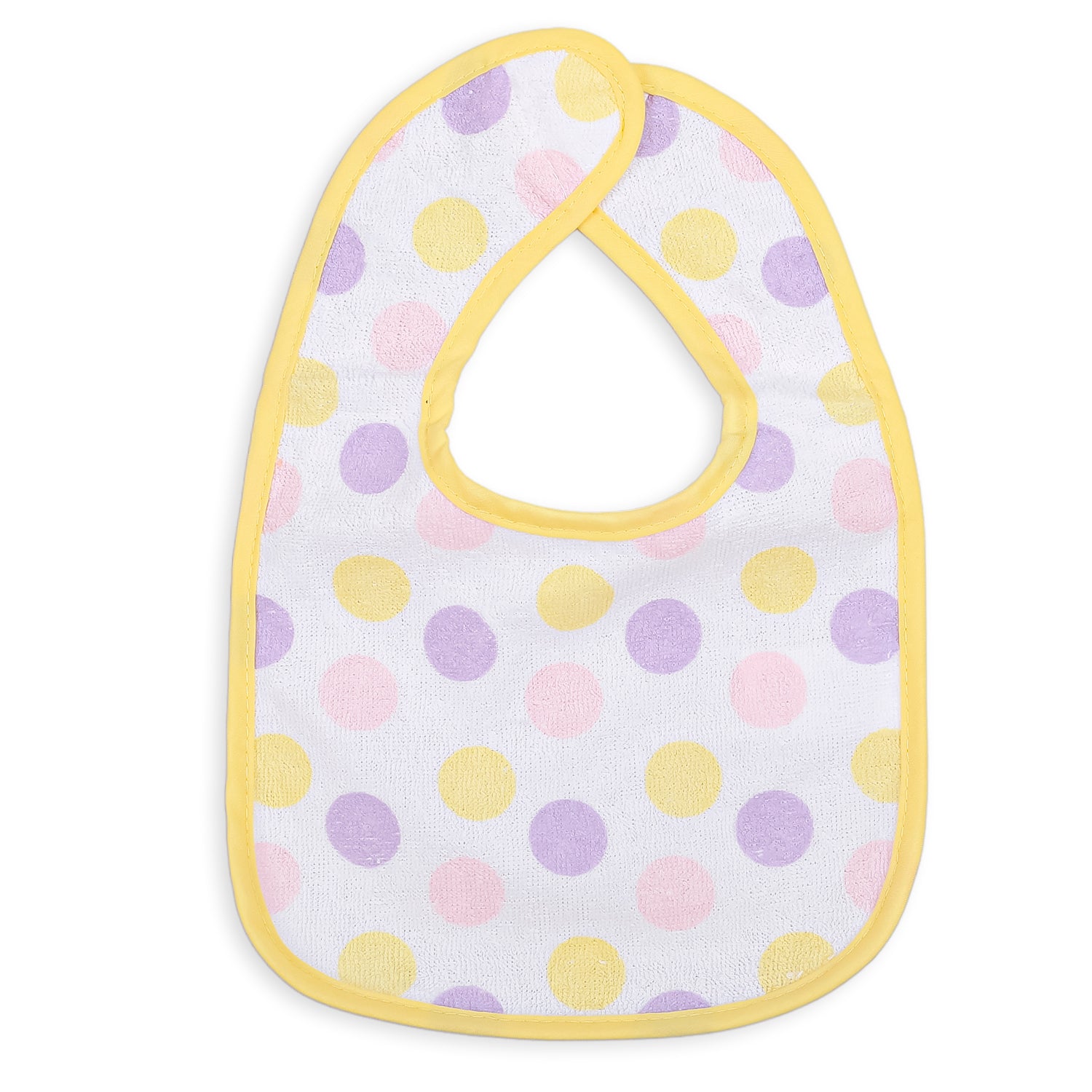 Feeding Bibs Pack Of 3 Polka Dots And Striped Multicolour - Baby Moo