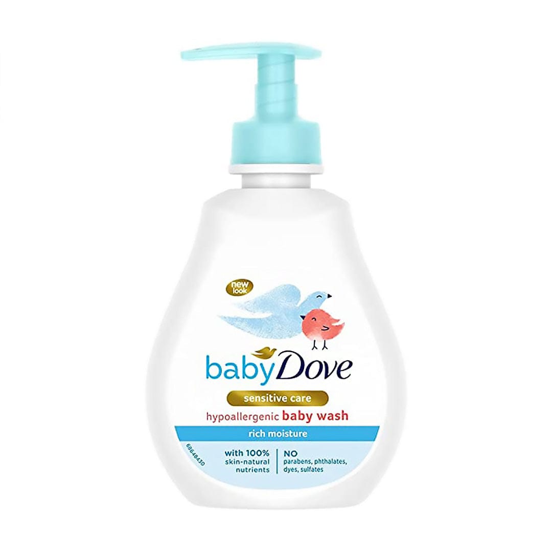 Baby Dove Sensitive Care Hypoallergenic Baby Wash Rich Moisture - 400 ml - Baby Moo