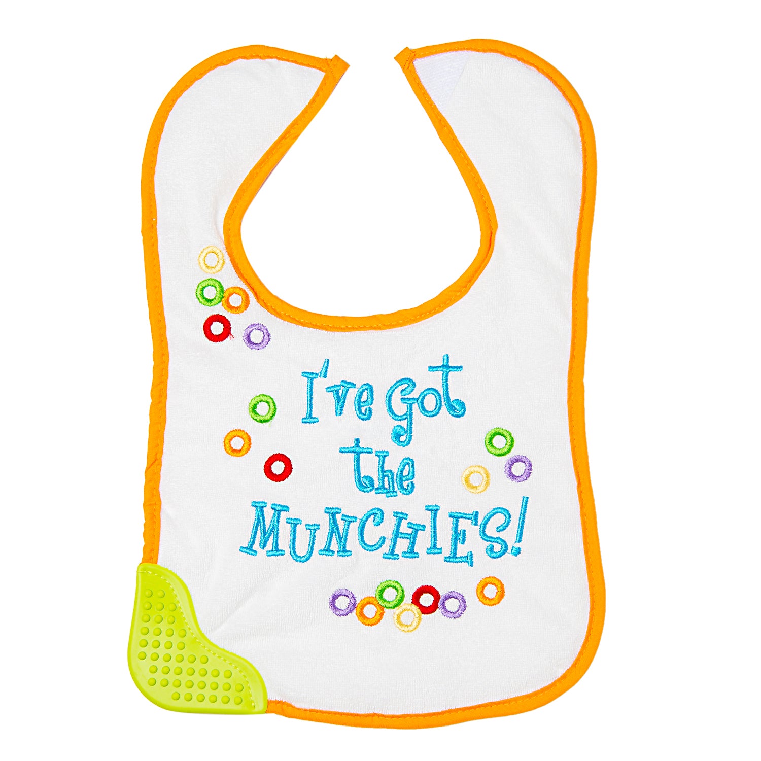 Munching Orange Teether Bib - Baby Moo