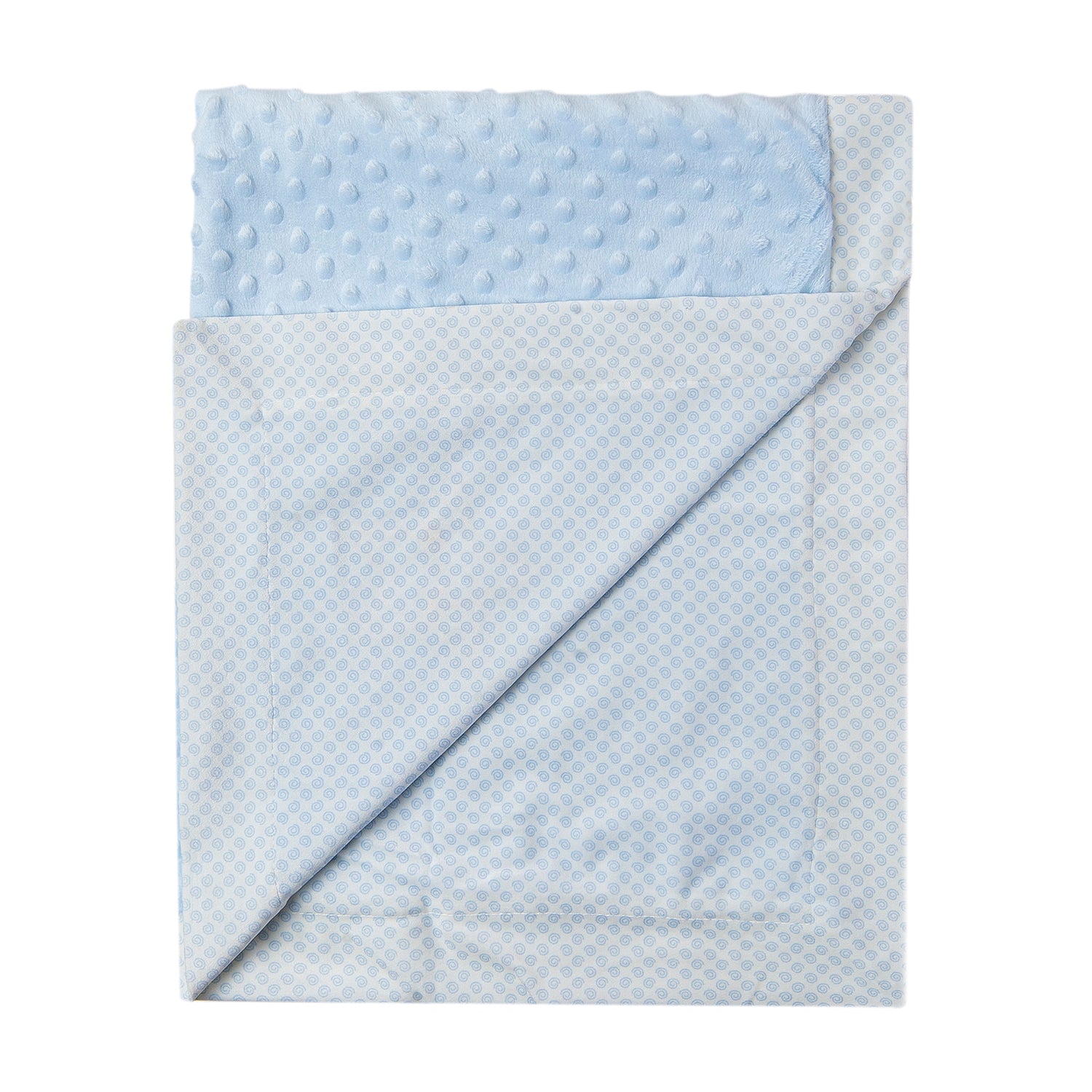 Dreaming Star Soft Reversible Bubble Blanket Blue - Baby Moo