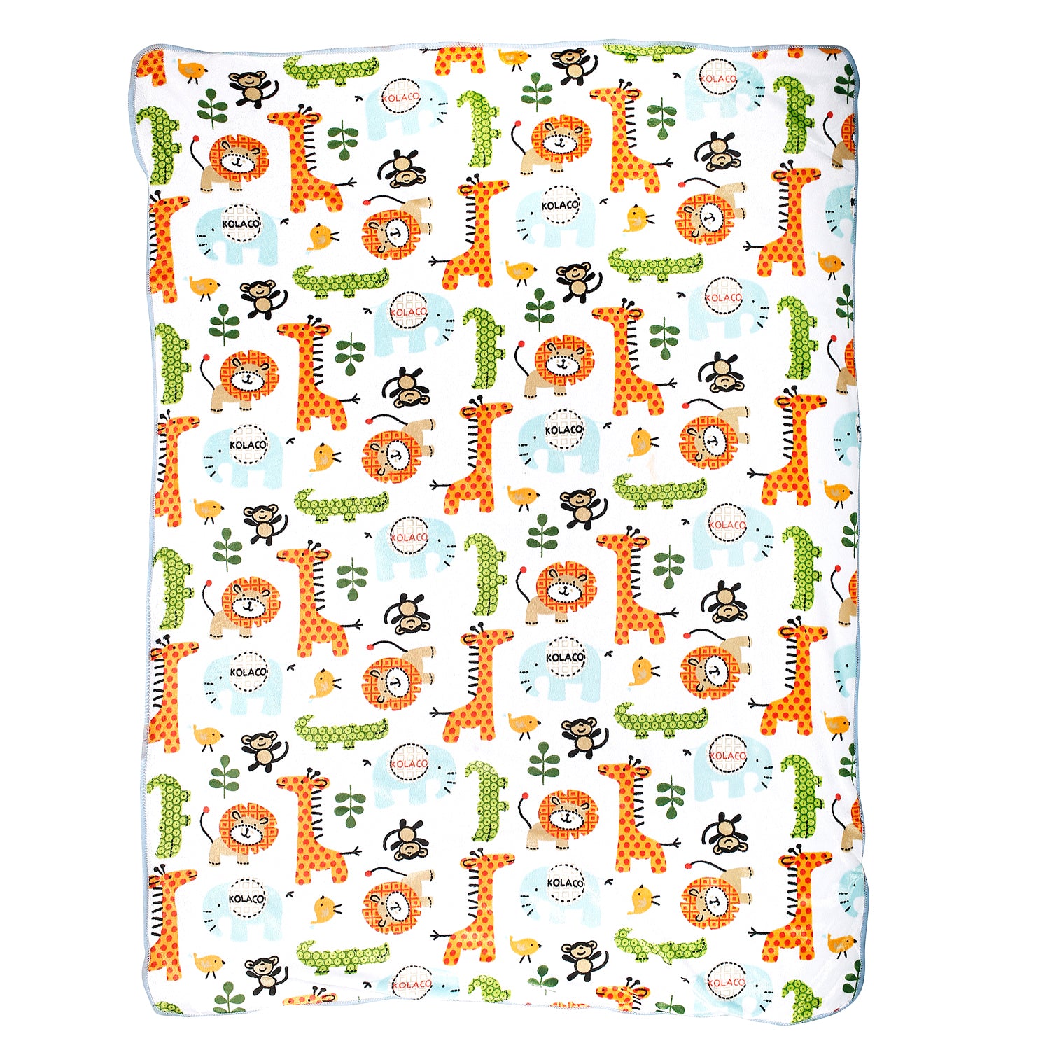 Animal in Jungle Multicolour Blanket - Baby Moo
