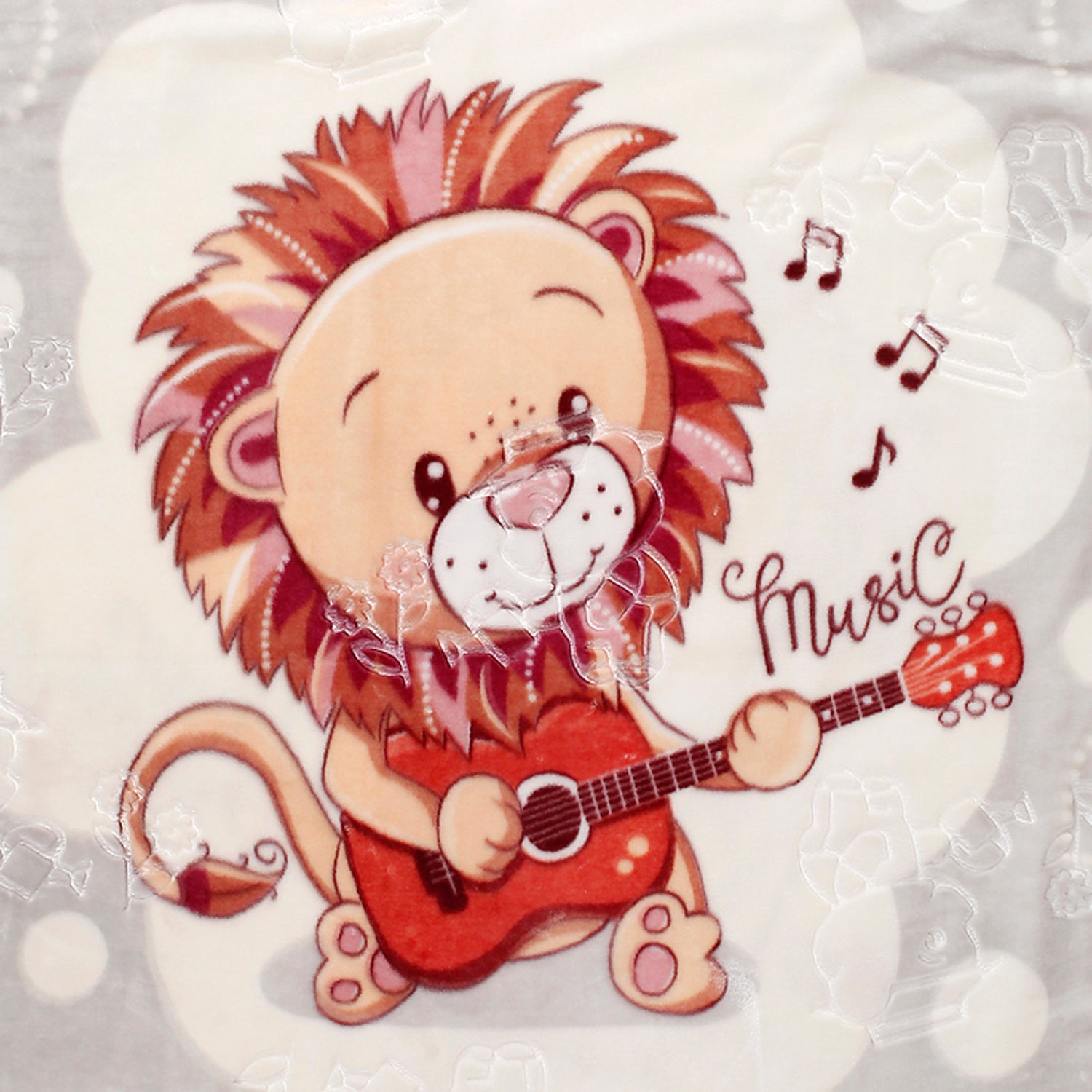 Musical Lion Grey Blanket