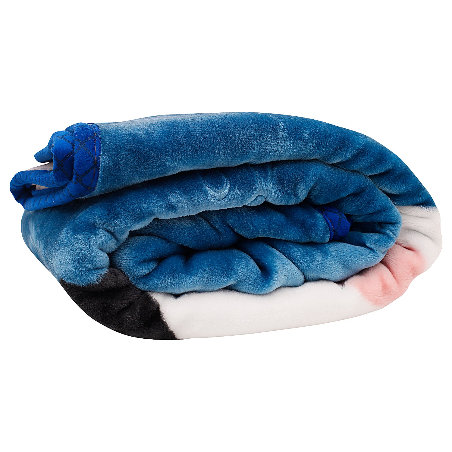 Crown Panda Blue Blanket - Baby Moo
