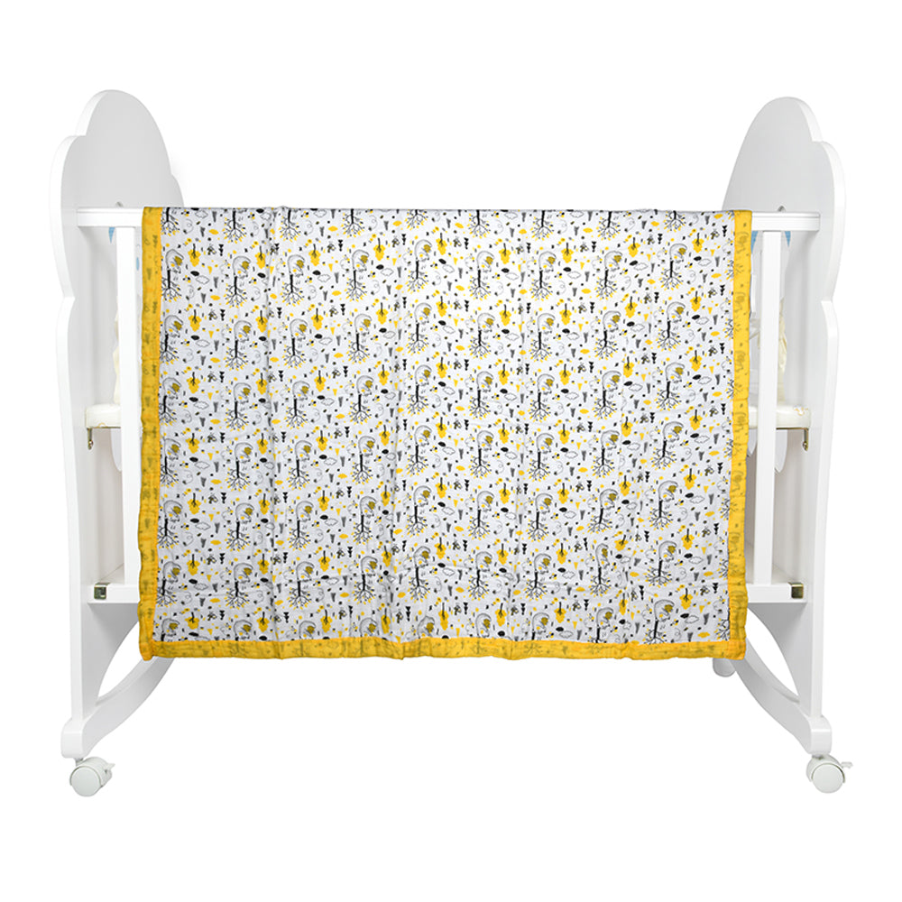 Into The Wild Yellow Bamboo Blanket