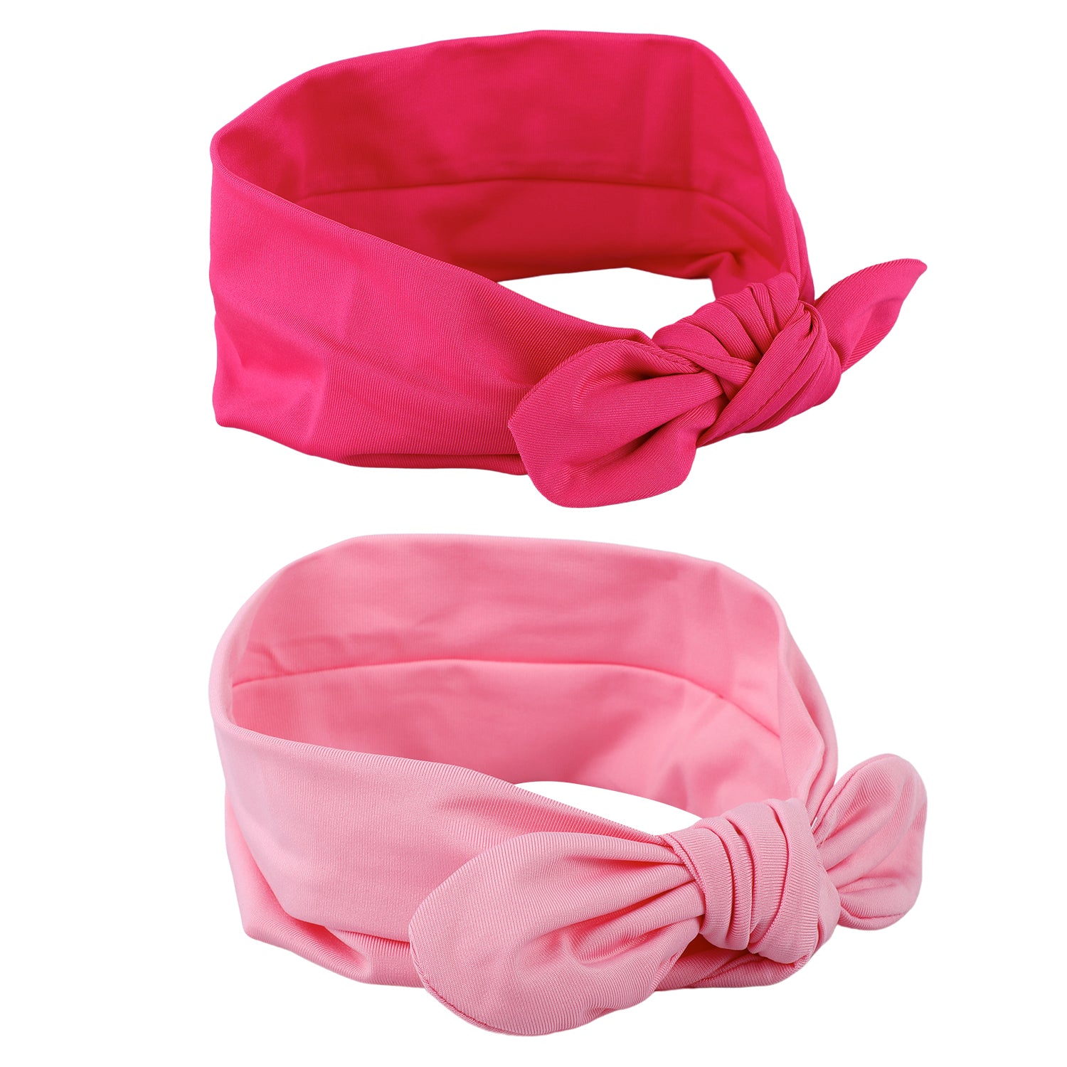 Bow Knot Headbands Set of 2 - Pink