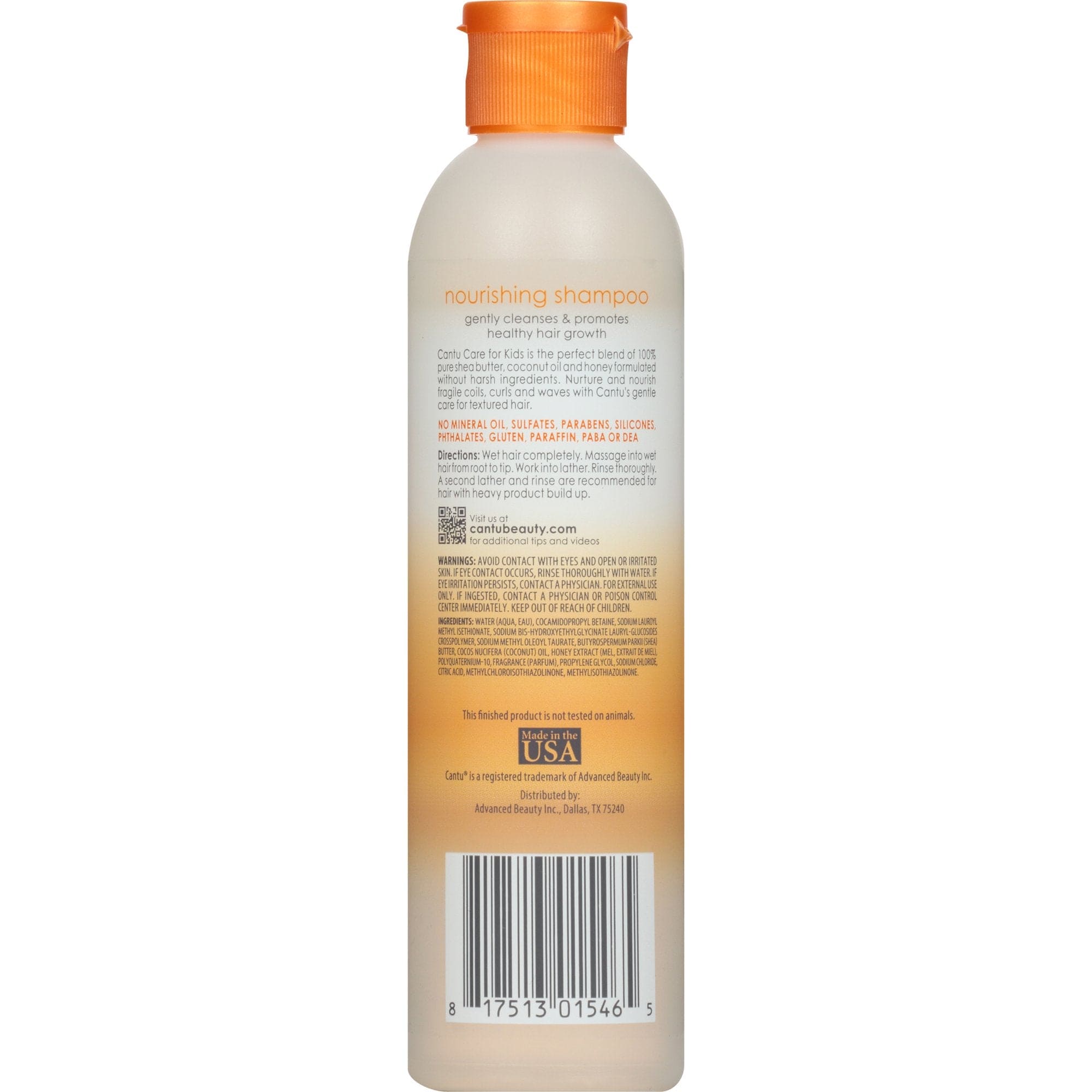 Cantu Care For Kids Tear-Free Nourishing Shampoo 237ml White - Baby Moo