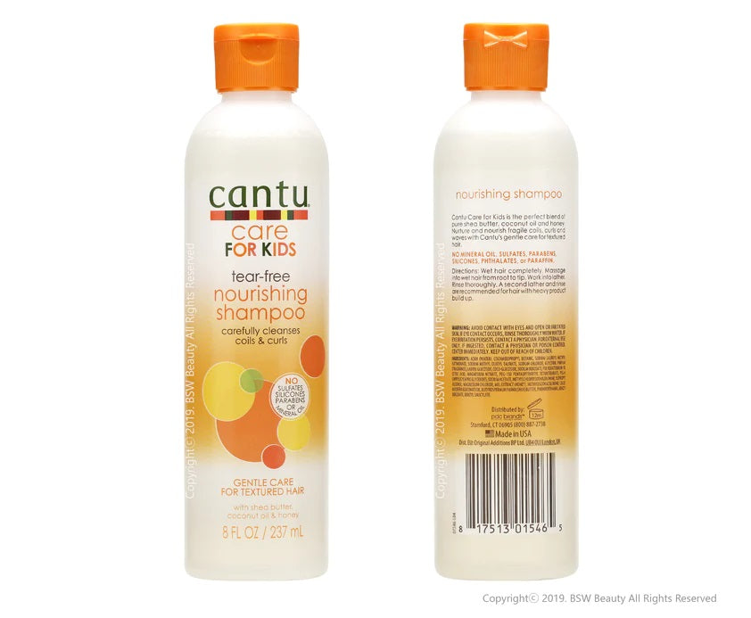 Cantu Care For Kids Tear-Free Nourishing Shampoo 237ml White - Baby Moo