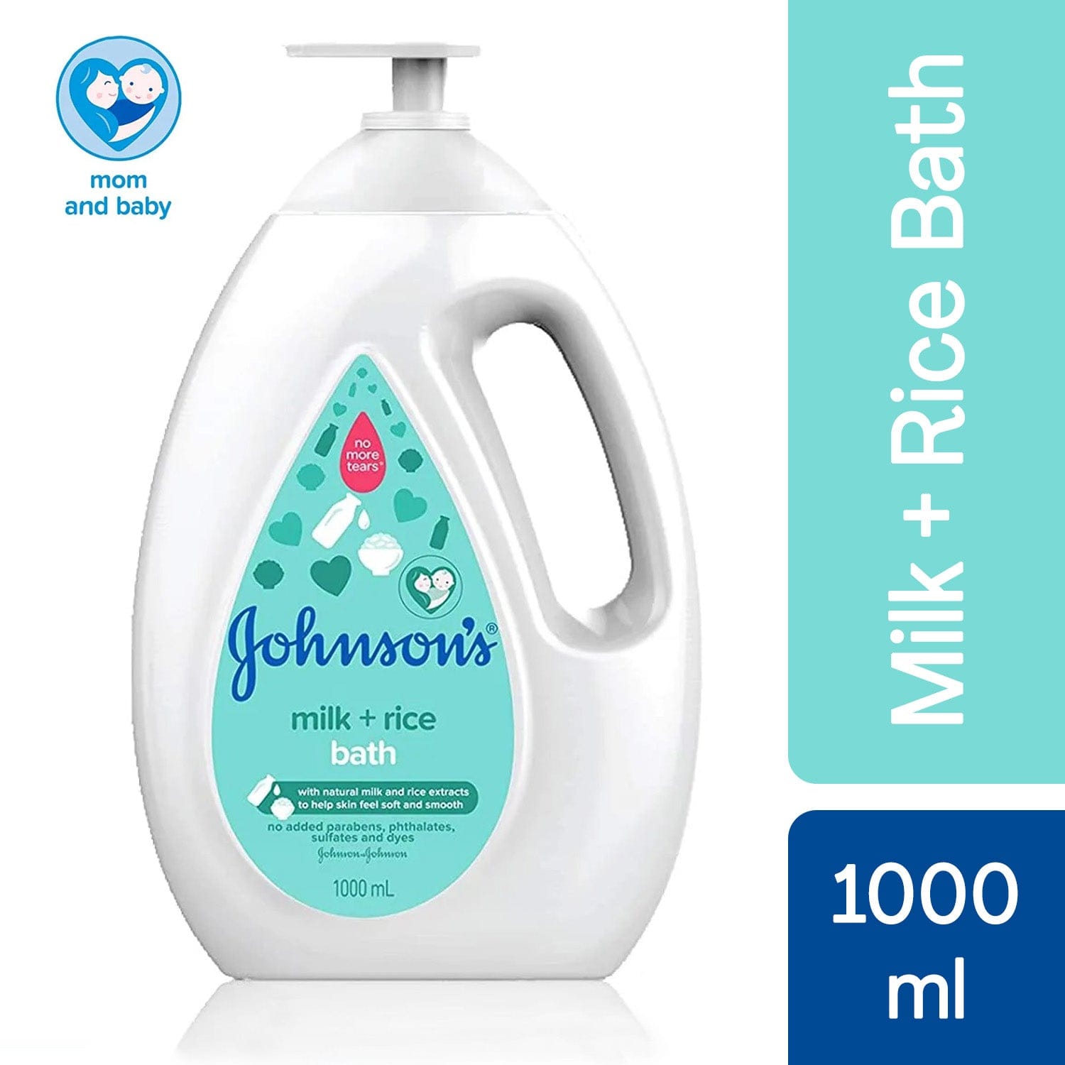 Johnson's Baby Bath Wash Milk + Rice Body Wash - 1000 ml