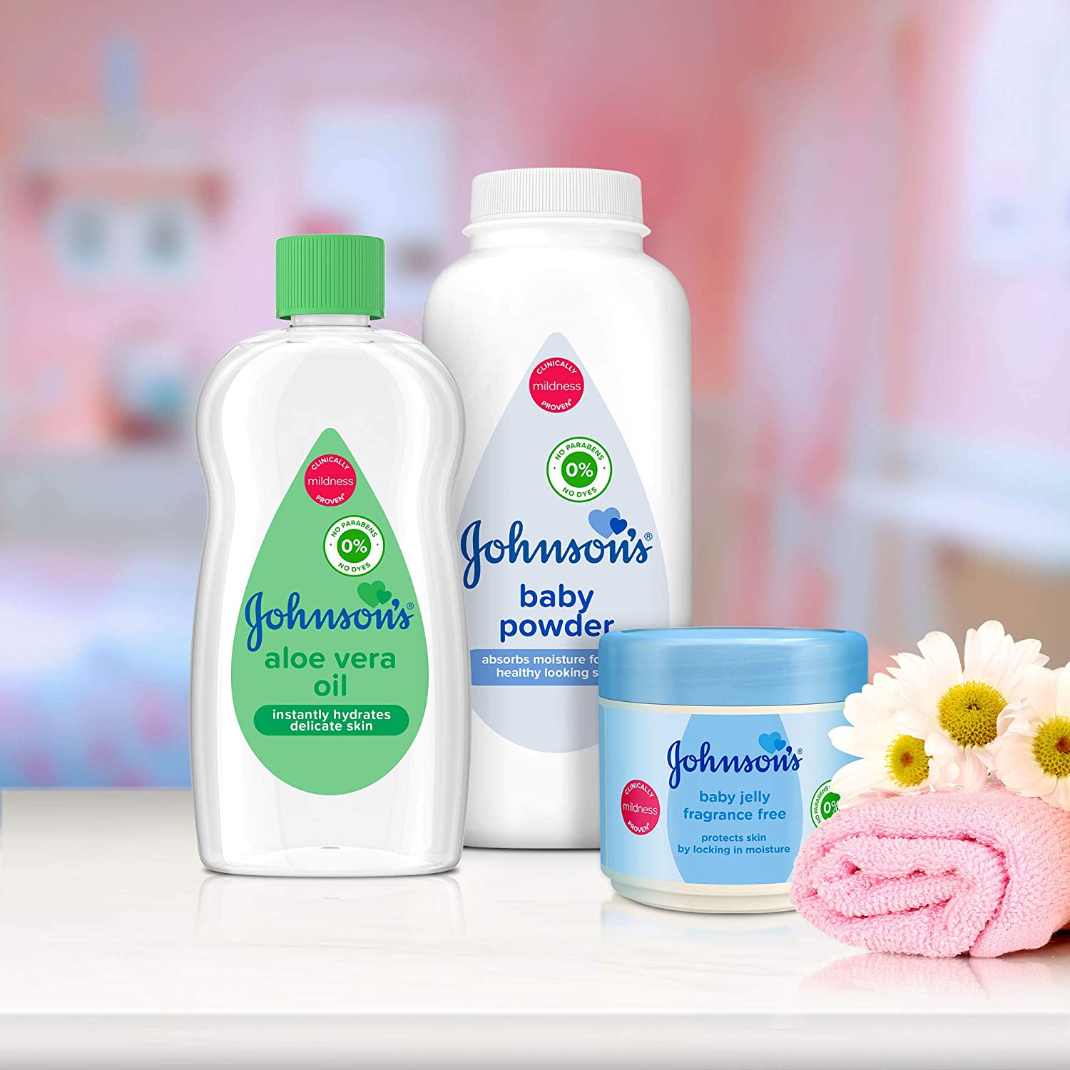 Johnsons Baby Jelly Fragrance-free 500ml Blue - Baby Moo