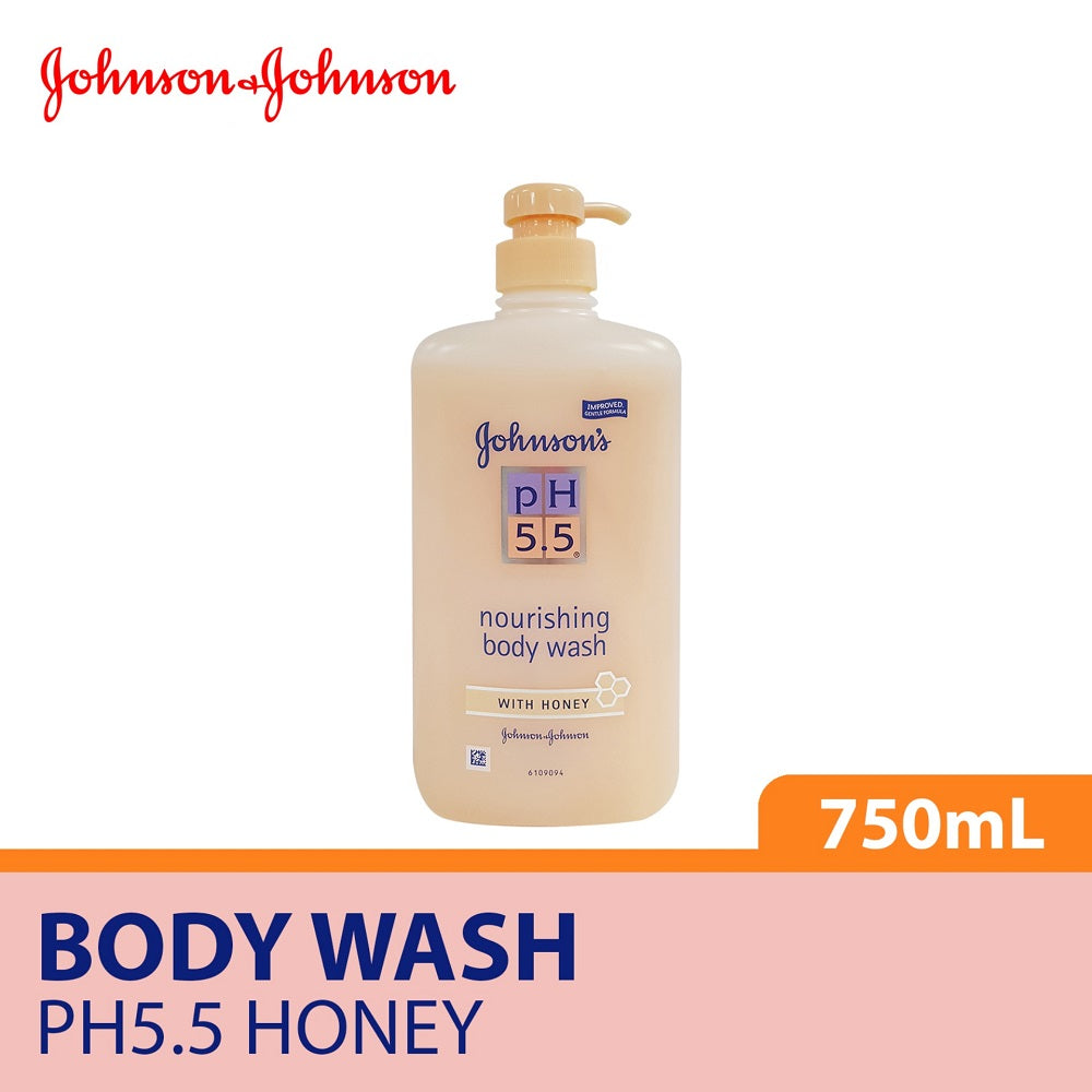 Johnsons Nourishing Bodywash With Honey pH 5.5 1000ml Orange - Baby Moo