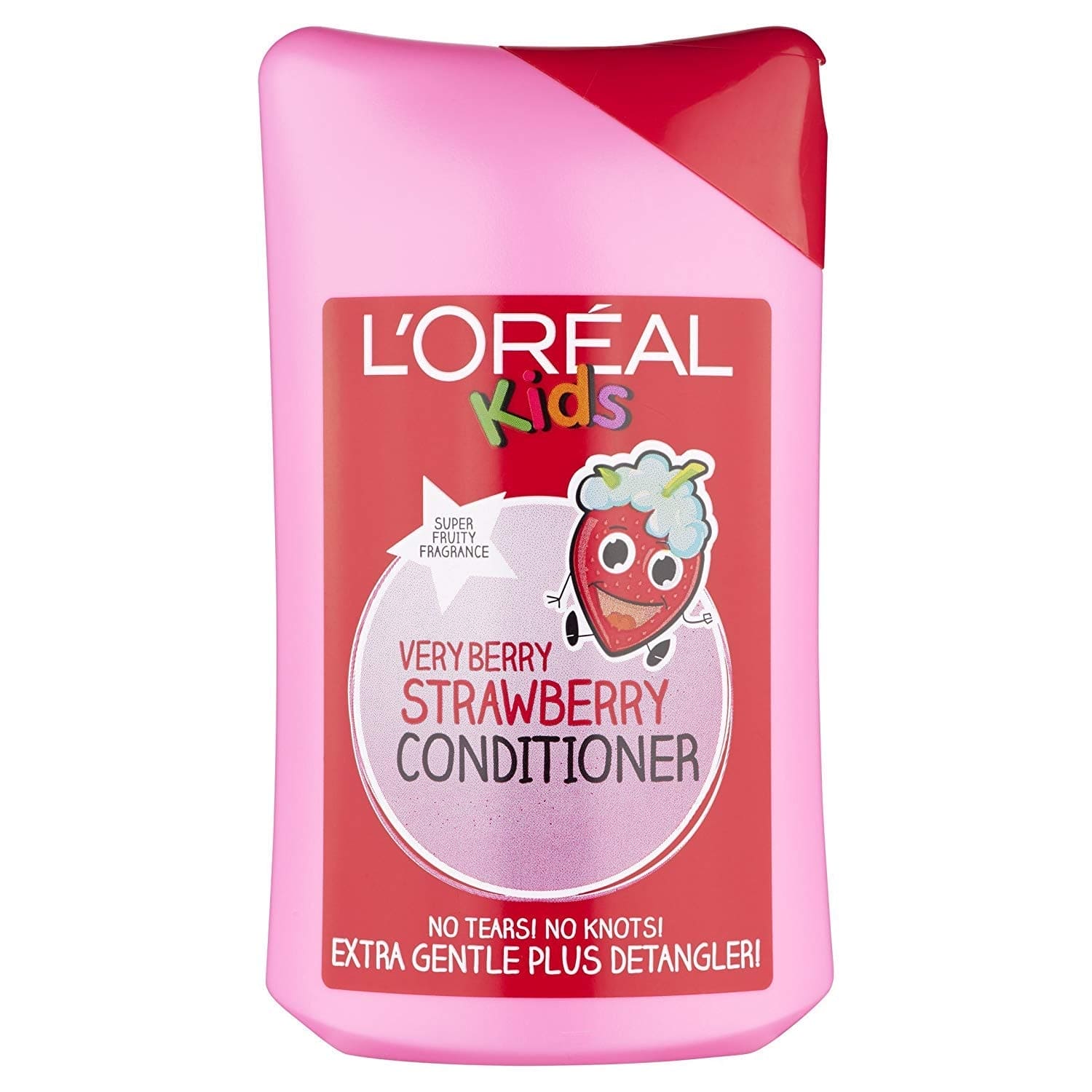 Loreal Kids Conditioner Very Berry Strawberry Extra Gentle 250ml Pink - Baby Moo