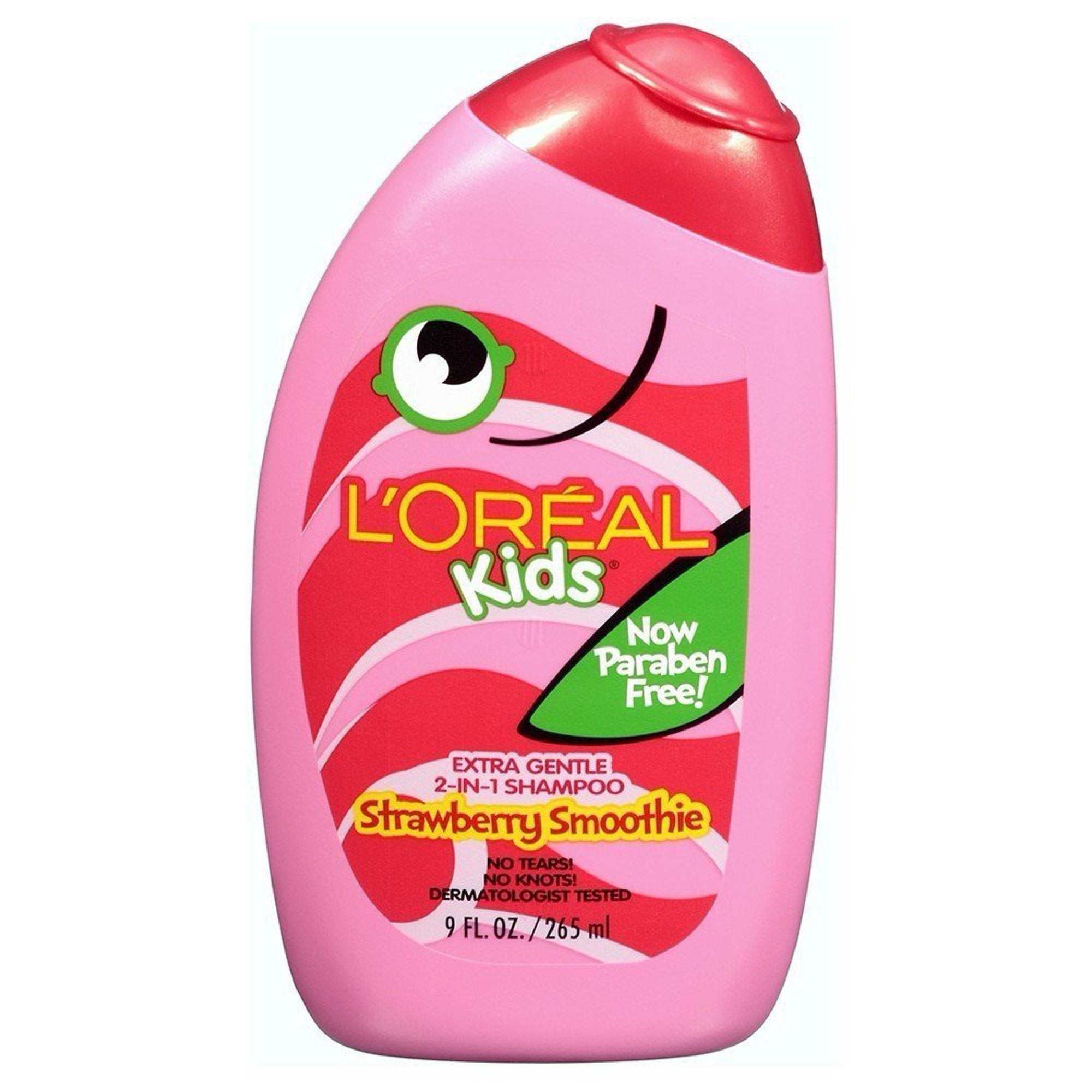 Loreal Kids 2in1 Shampoo Extra Gentle Strawberry Smoothie 265ml Blue - Baby Moo