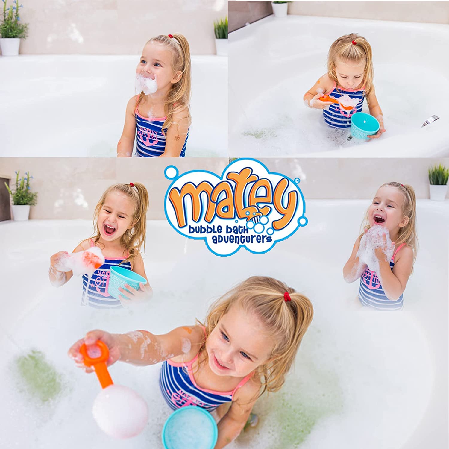 Matey Bubble Bath Adventurers Max Sailor White 30 Baths 500ml White - Baby Moo