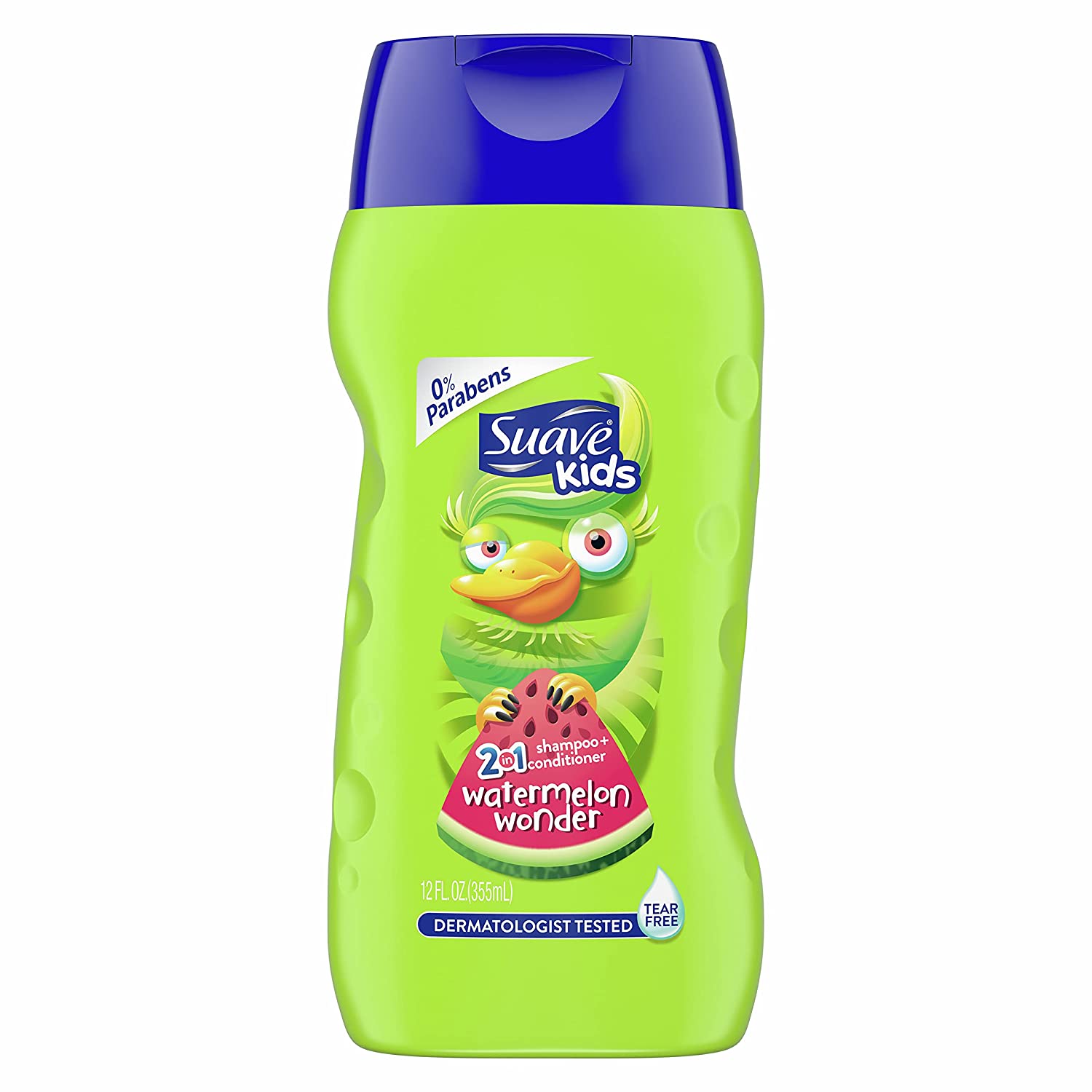 Suave Kids 2in1 Shampoo + Conditioner Watermelon Wonder 355ml Green - Baby Moo