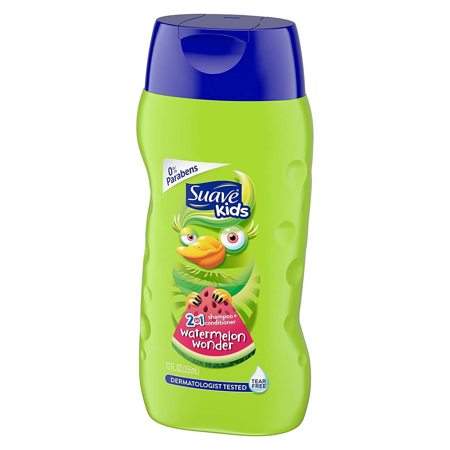 Suave Kids 2in1 Shampoo + Conditioner Watermelon Wonder 355ml Green - Baby Moo