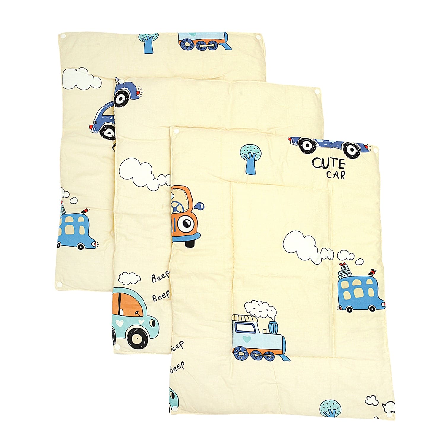 Premium Bedding Gift Set Vintage Ride Yellow - Baby Moo