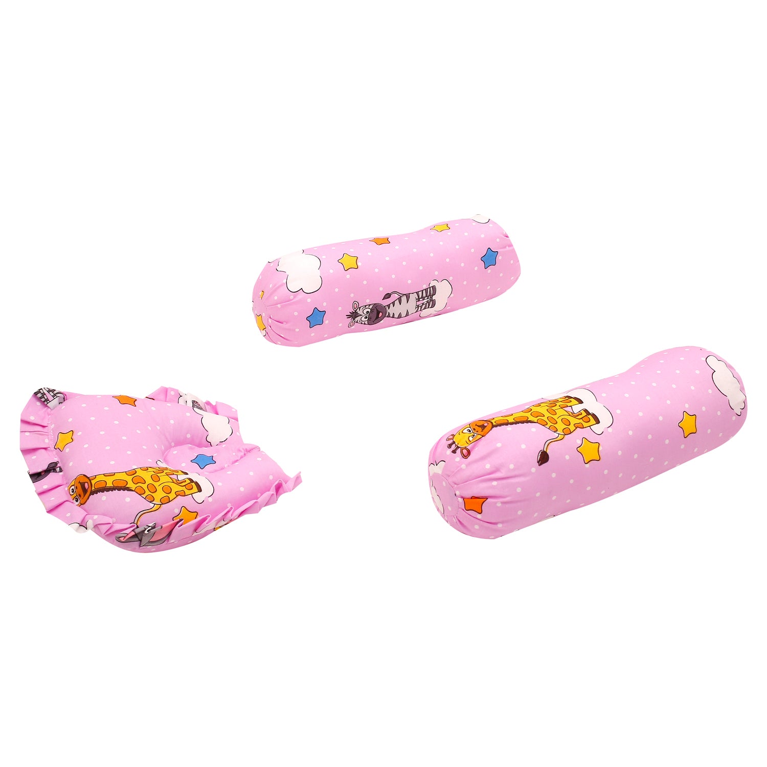 Premium Bedding Gift Set Flying Animals Pink - Baby Moo