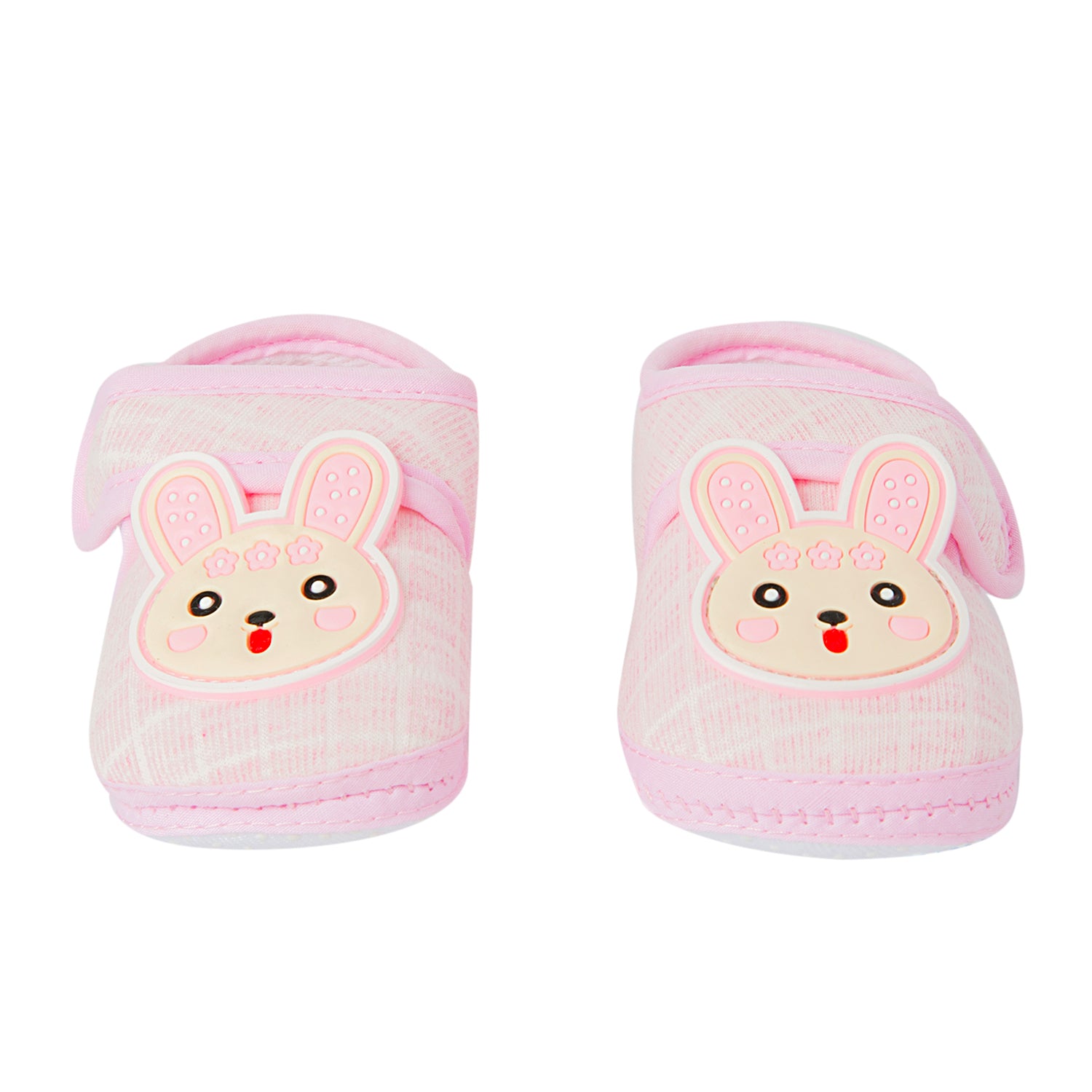 Cute Bunny Pink Booties - Baby Moo